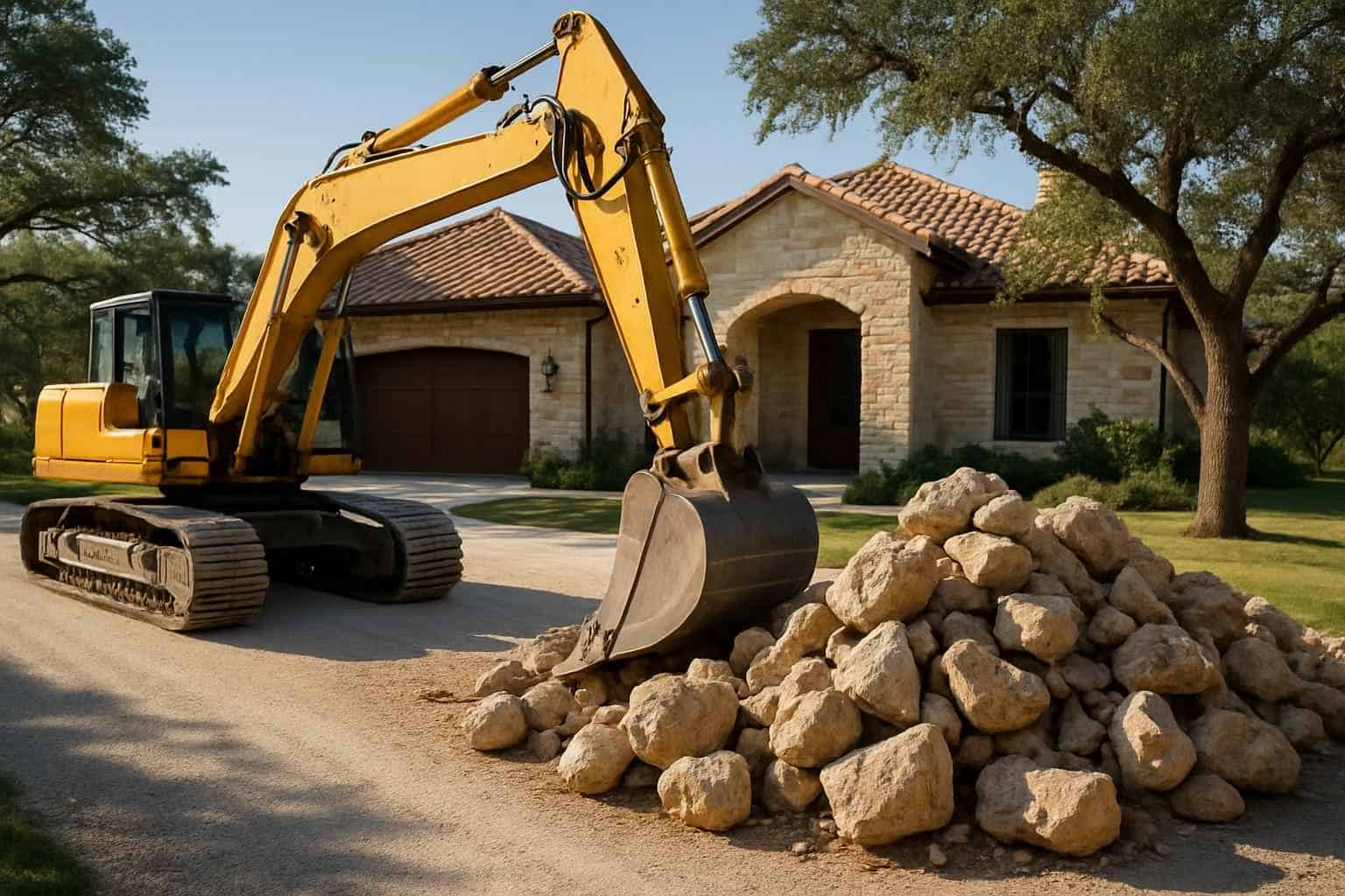 Rock Removal For Driveways In Hunt Texas