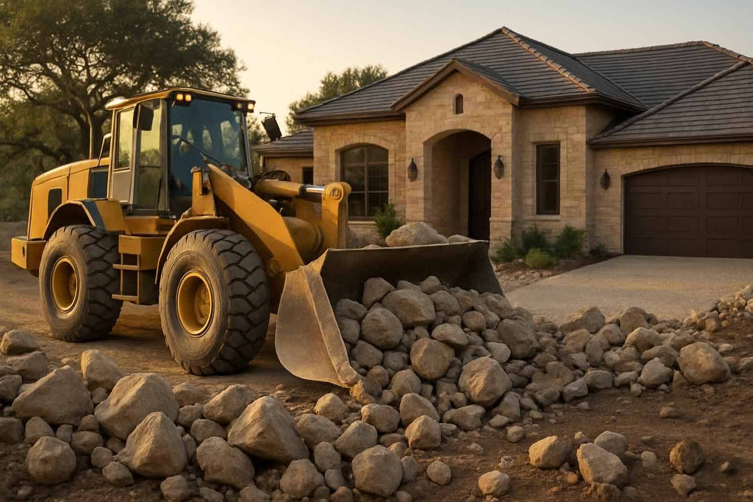 Rock Removal for Driveways in Llano Texas