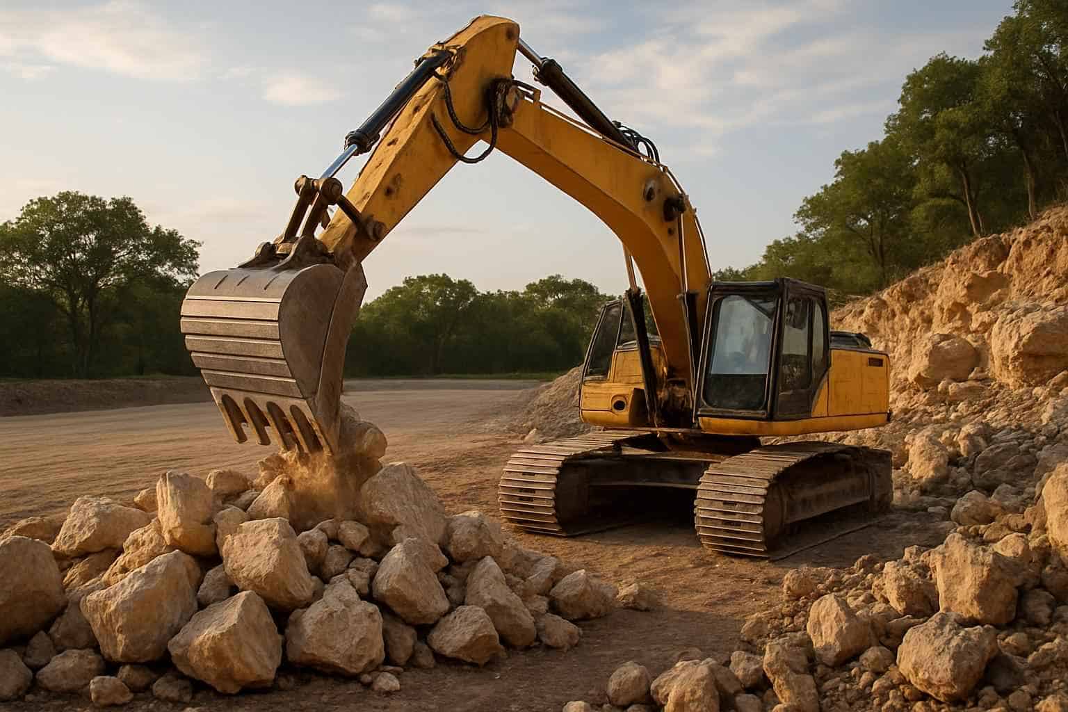 Rock Removal For Pads in Boerne Texas