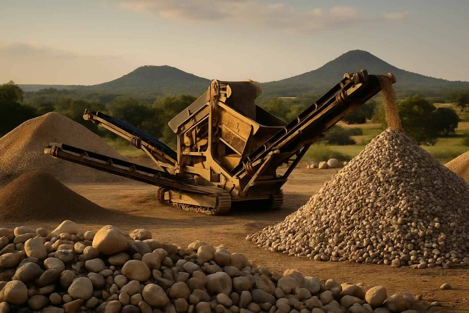 Rock Screening And Sorting in Round Mountain Texas