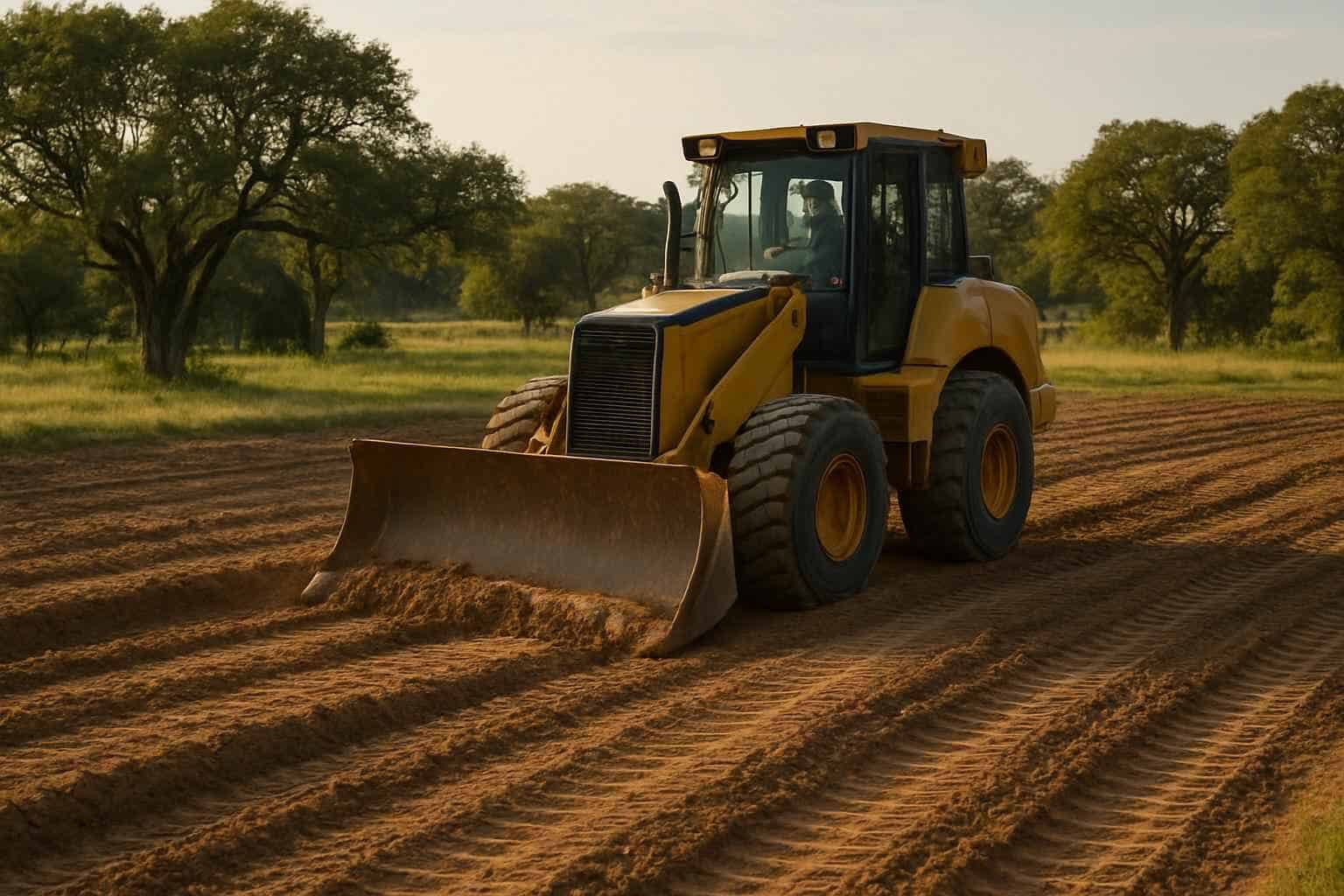 Rough Grading in Cypress Mill Texas