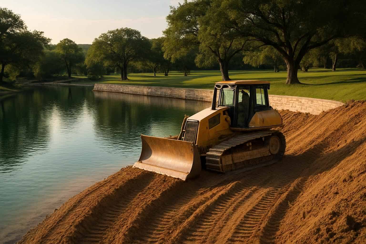 Shoreline Grading in Boerne Texas