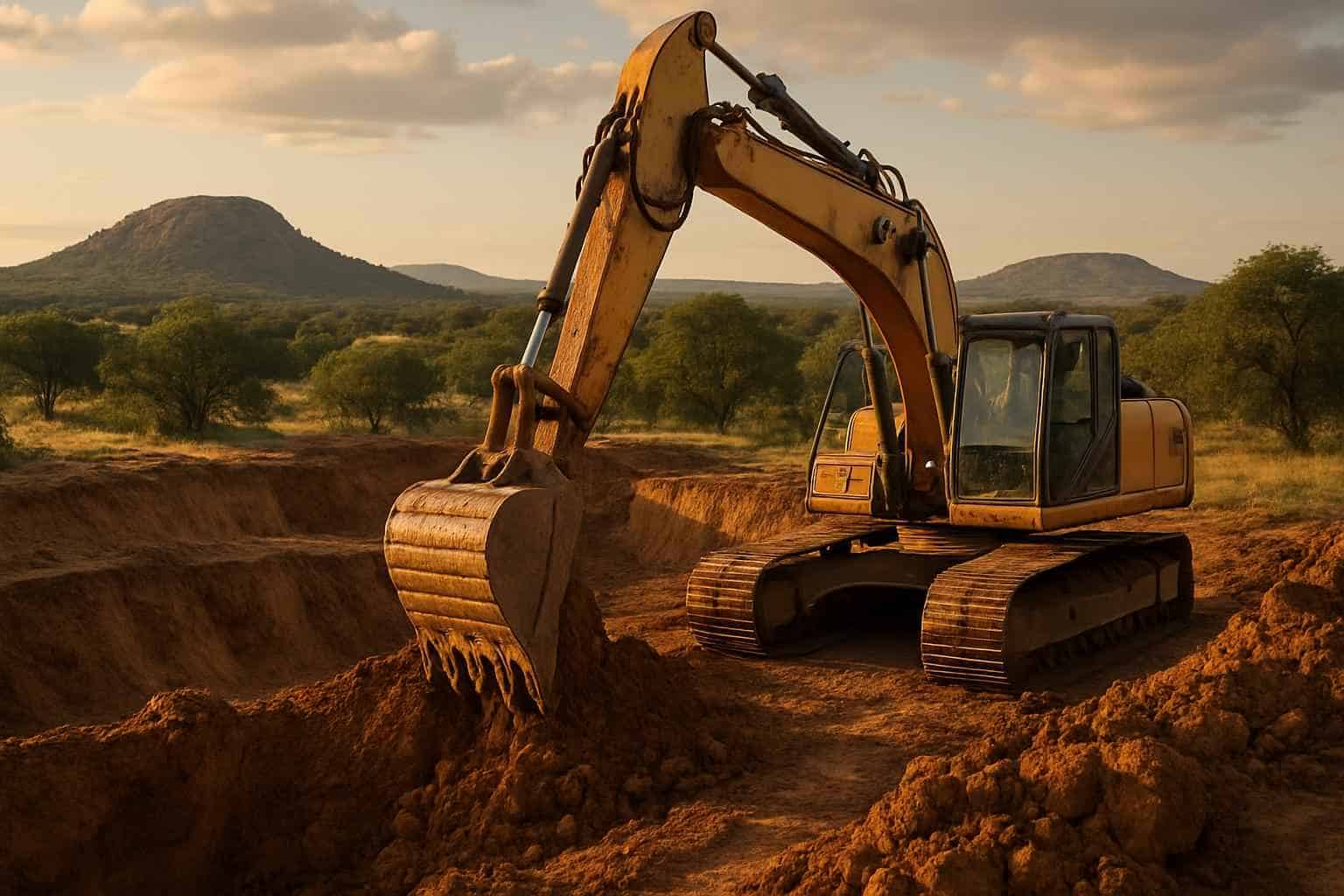 Site Excavation in Llano Texas