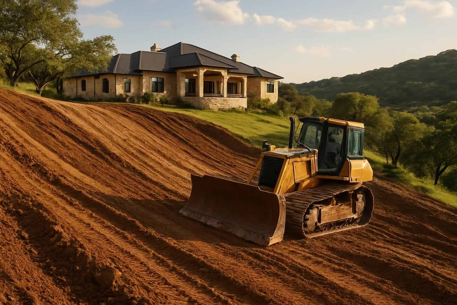 Slope Grading in Boerne Texas