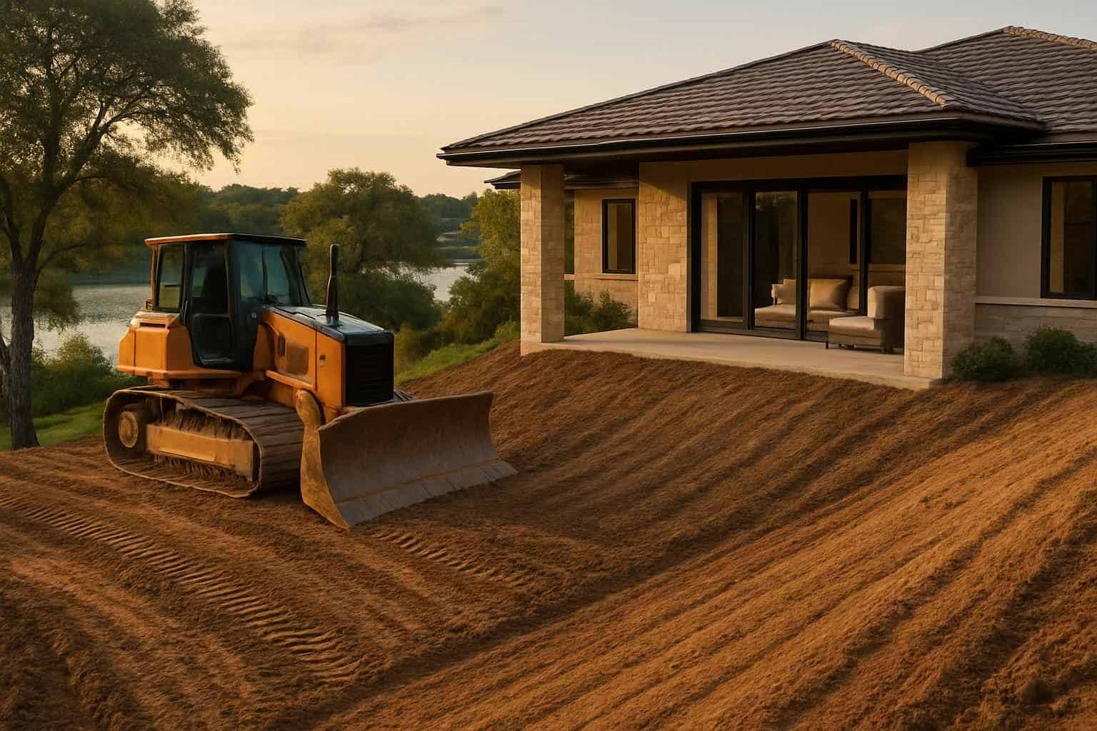 Slope Grading in Cottonwood Shores Texas
