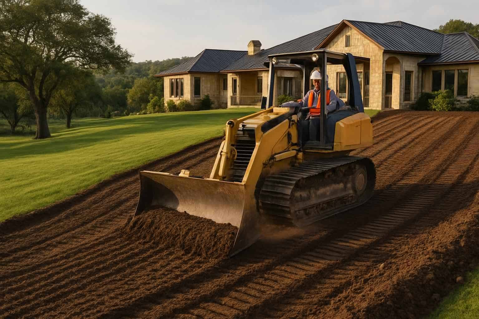 Slope Grading in Cypress Mill Texas