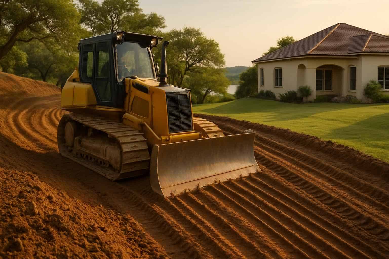 Slope Grading in Kingsland Texas