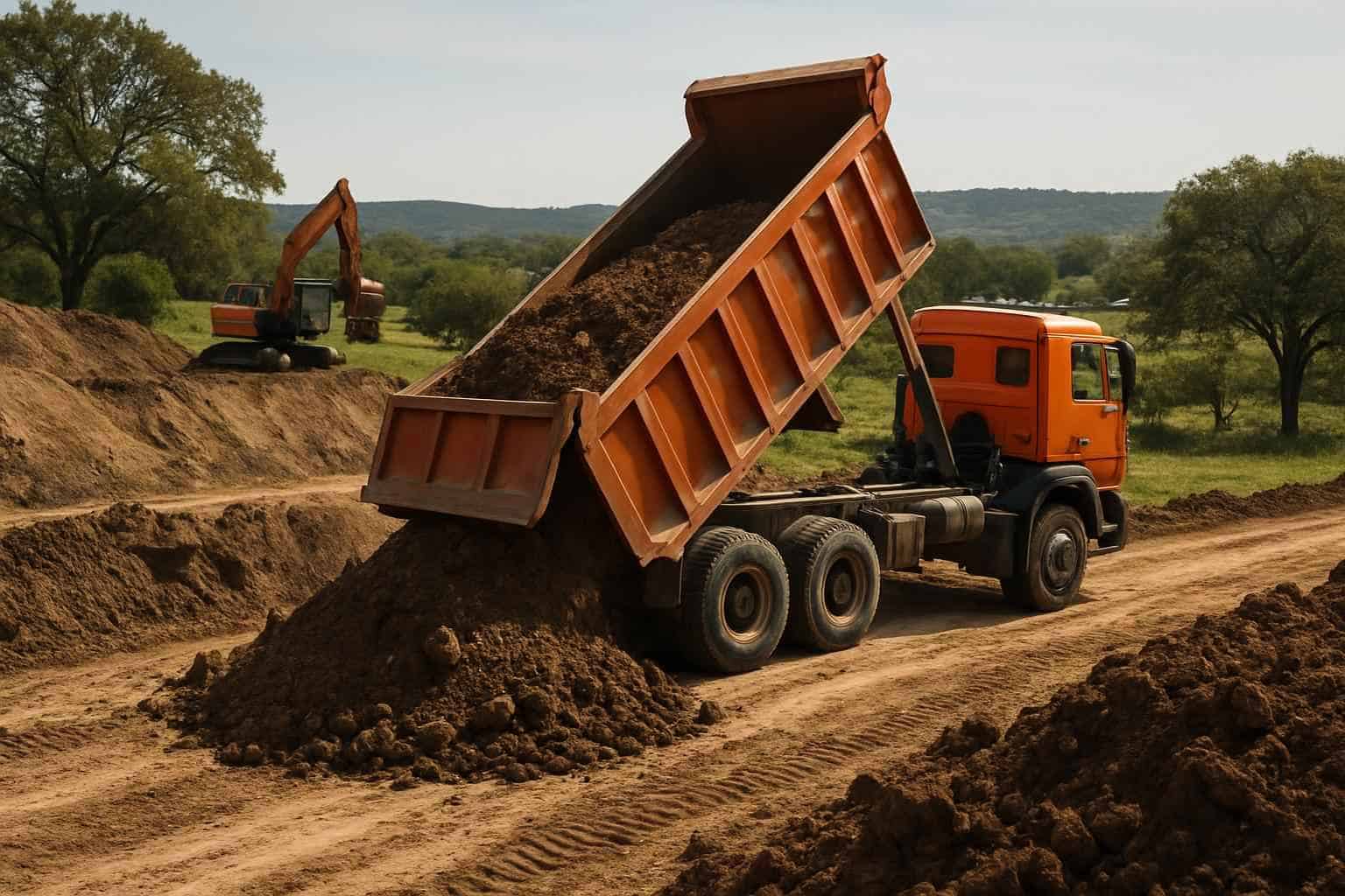 Spoils Haul Off in Cypress Mill Texas