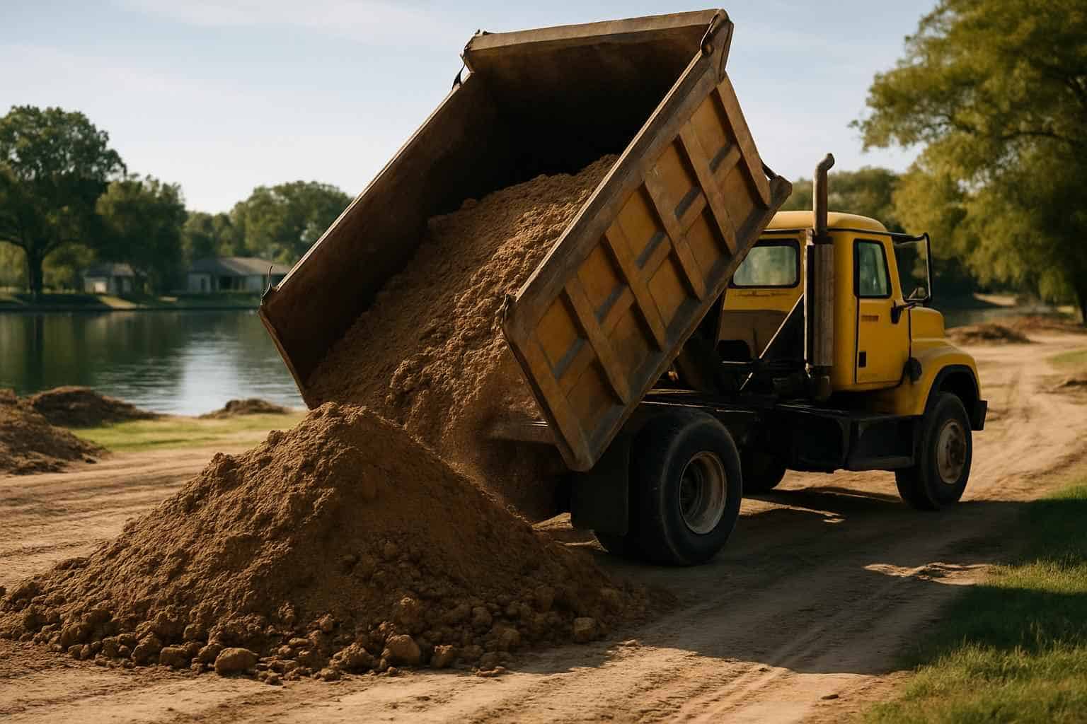 Spoils Haul Off in Granite Shoals Texas