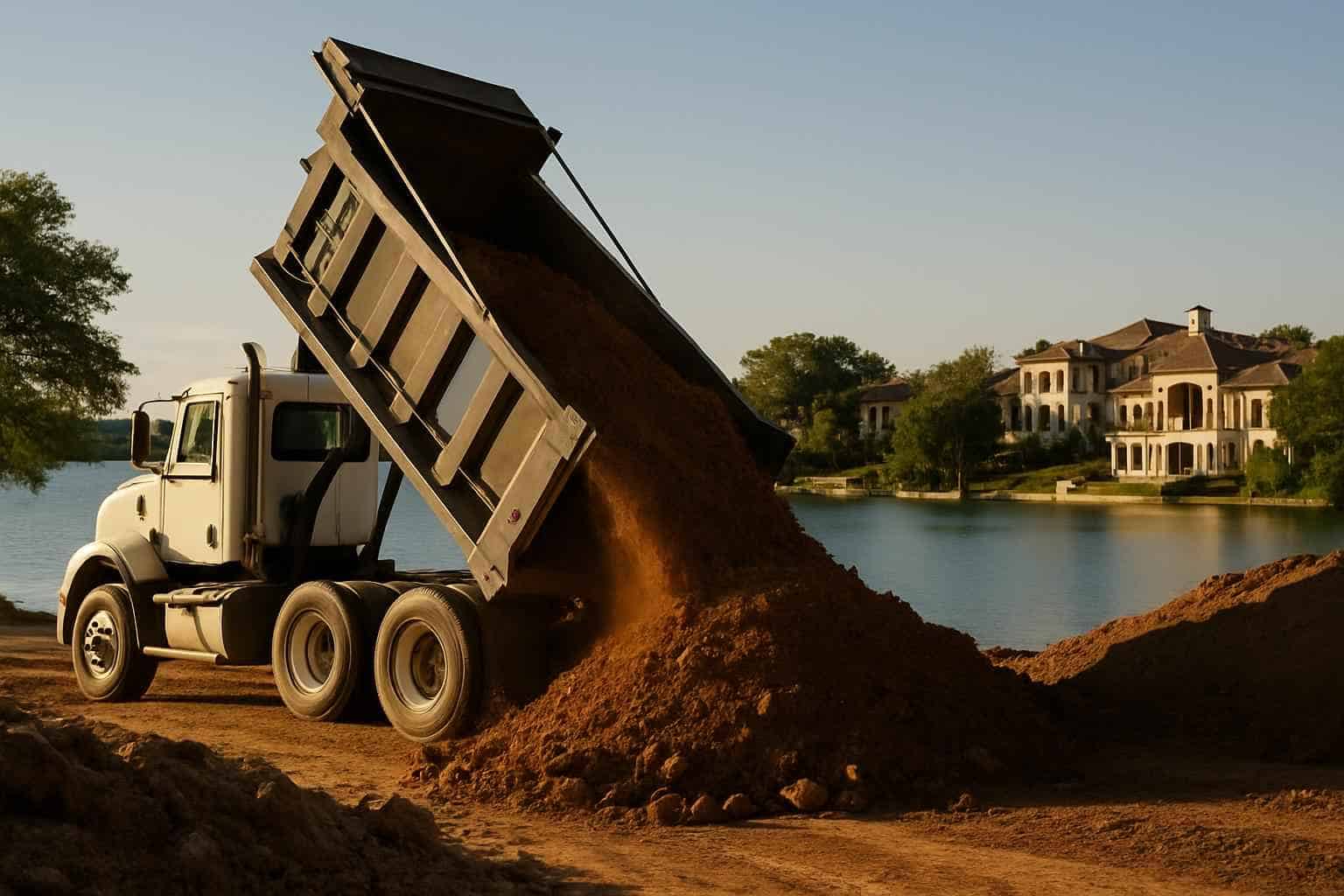 Spoils Haul Off in Horseshoe Bay Texas