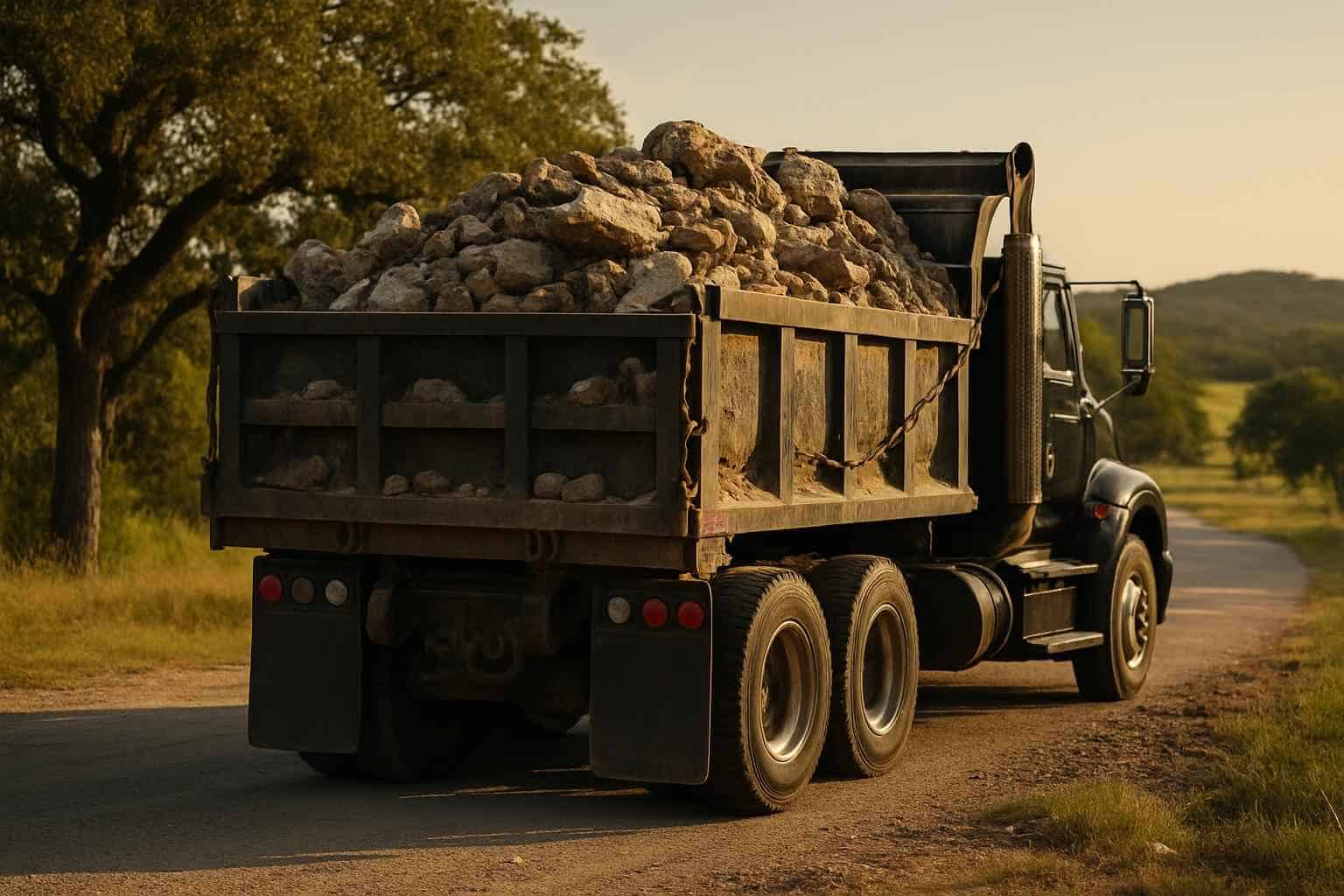 Spoils Haul Off in Kingsland Texas