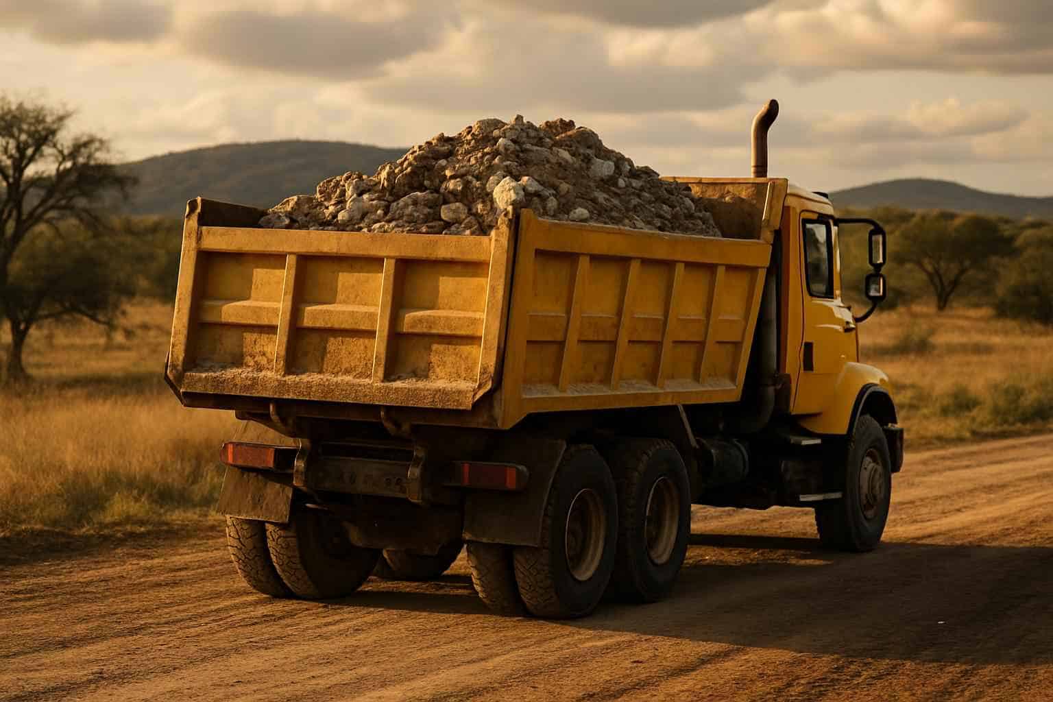Spoils Haul Off in Llano Texas
