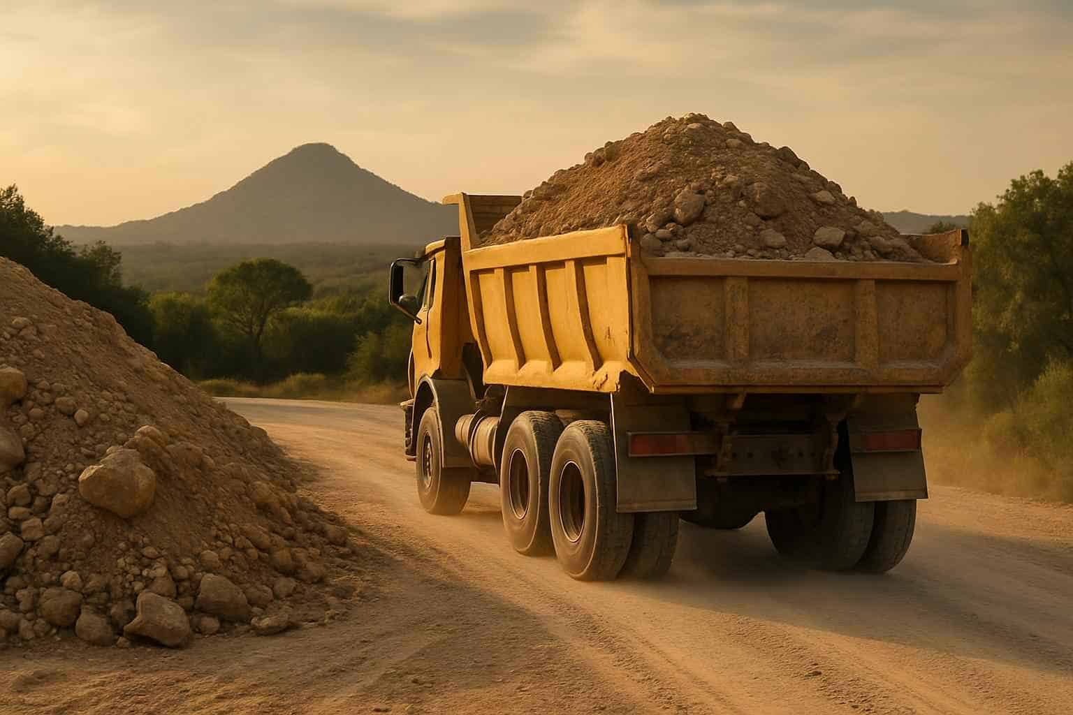 Spoils Haul Off in Round Mountain Texas