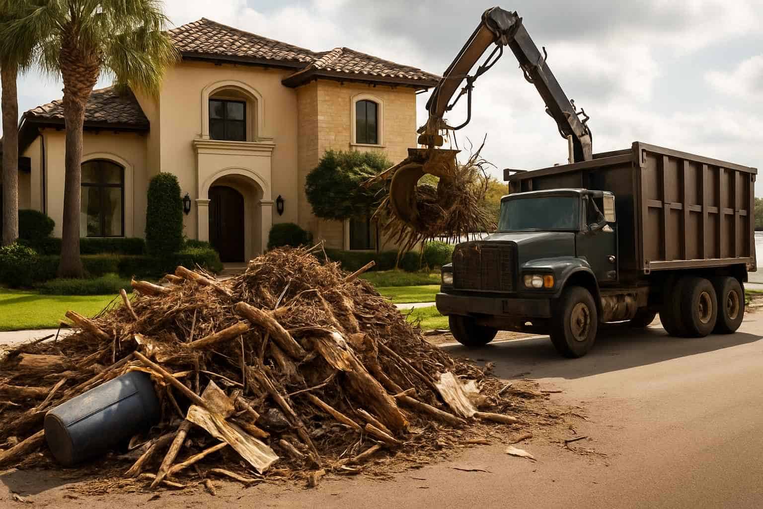 Storm Debris Removal in Horseshoe Bay Texas