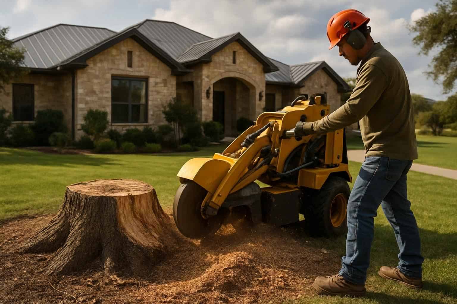 Stump Removal in Round Mountain Texas