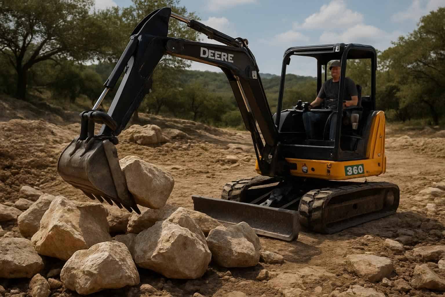 Surface Rock Removal in Boerne Texas