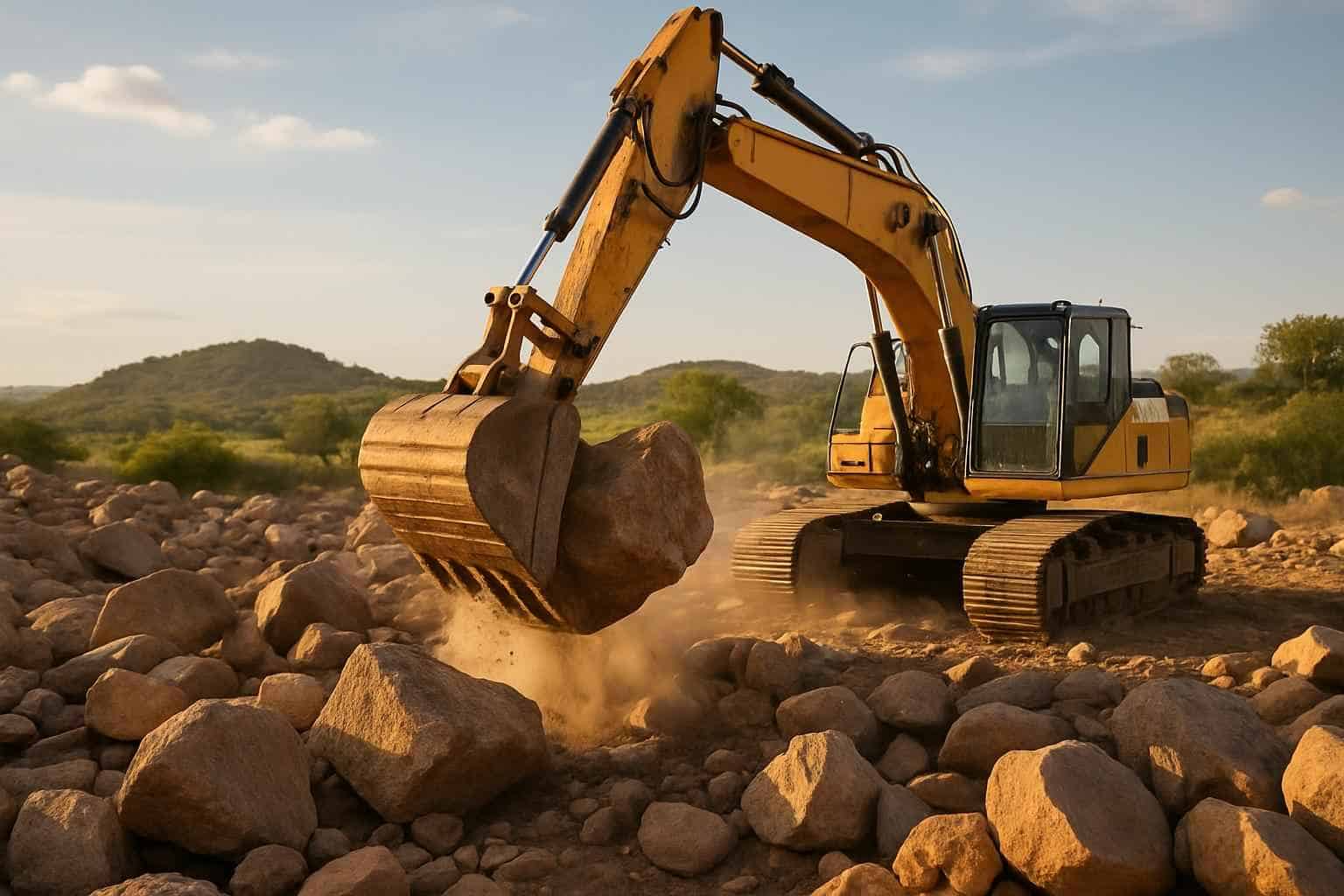 Surface Rock Removal in Llano Texas