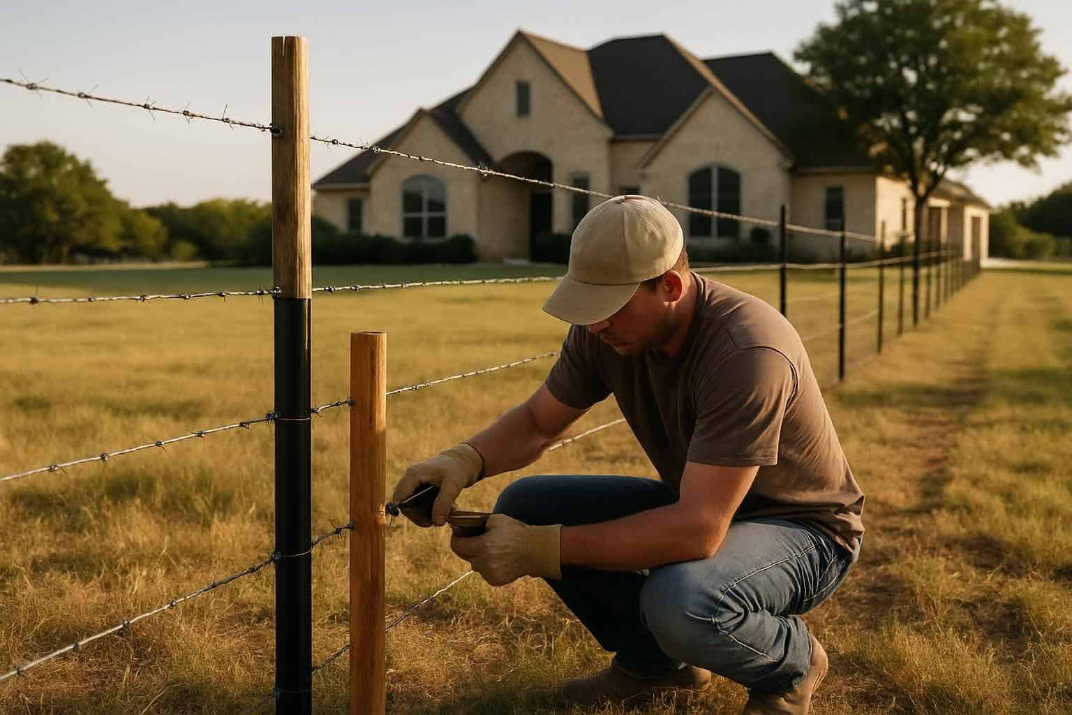 T Post Installation in Cypress Mill Texas