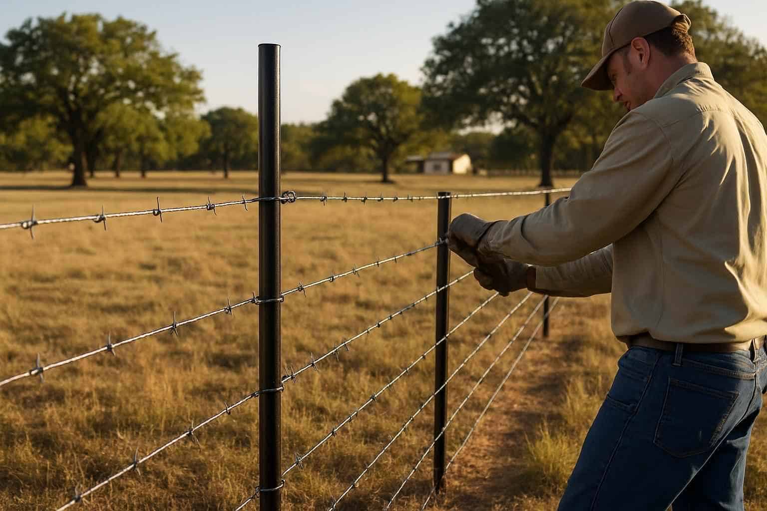 T Post Installation in Granite Shoals Texas