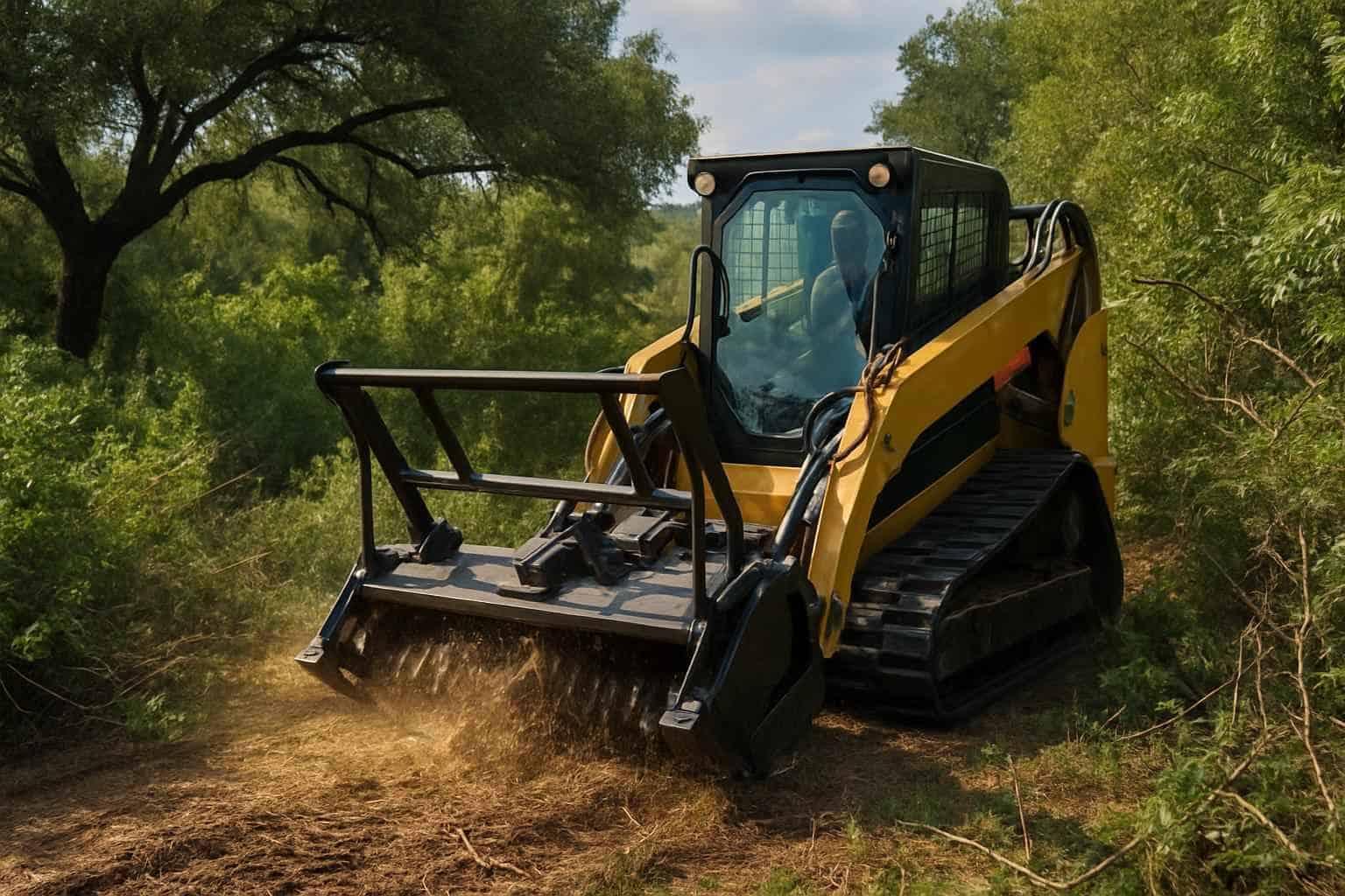 Thick Vegetation Clearing in Horseshoe Bay Texas