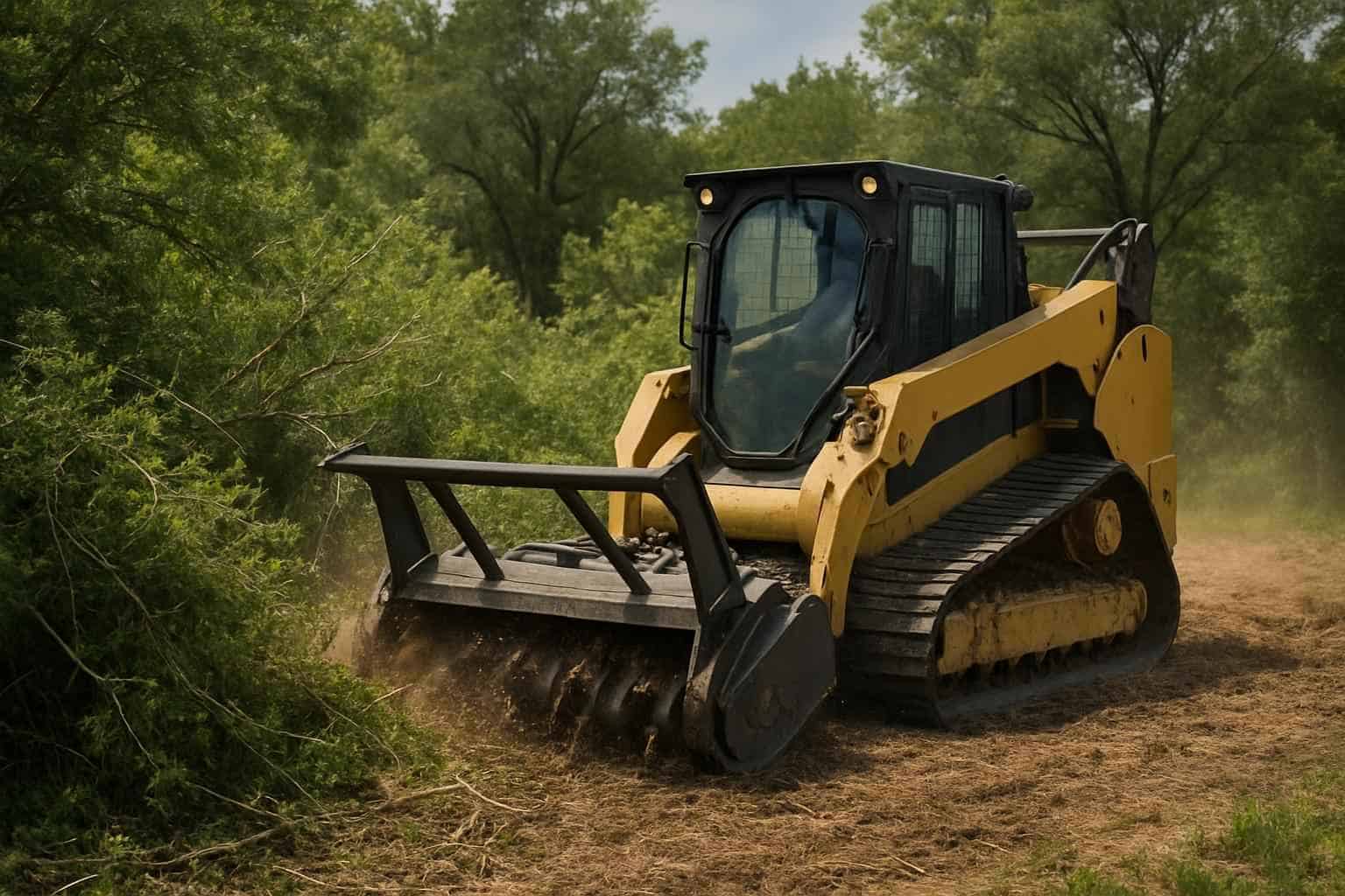 Thick Vegetation Clearing in Kingsland Texas