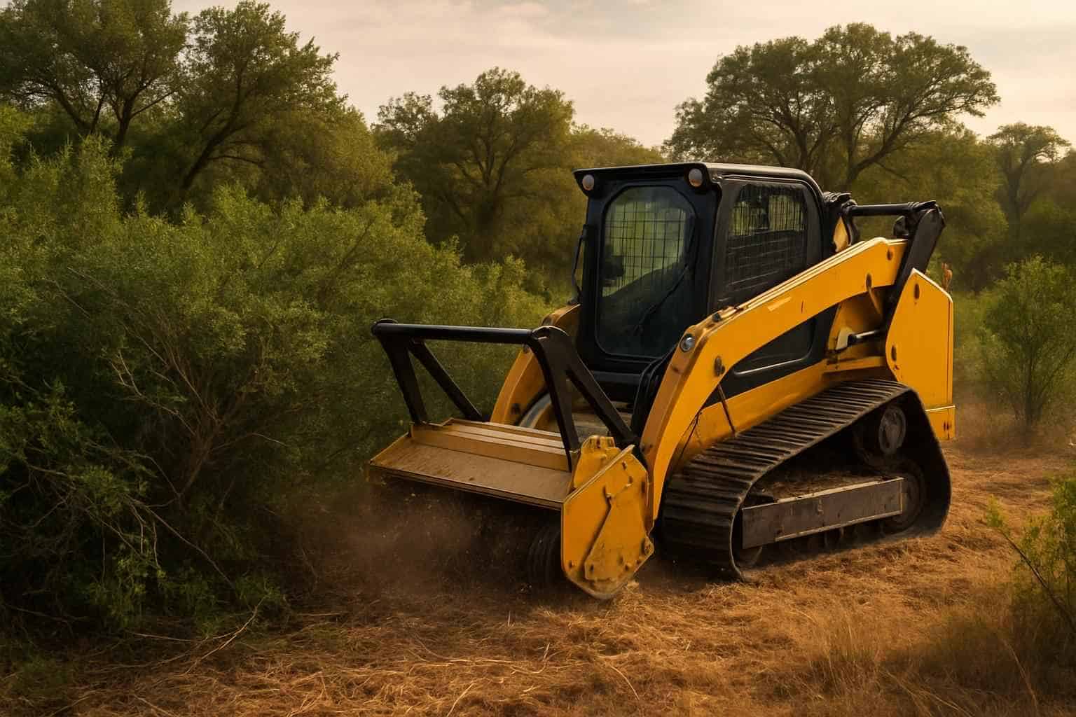 Thick Vegetation Clearing in Llano Texas