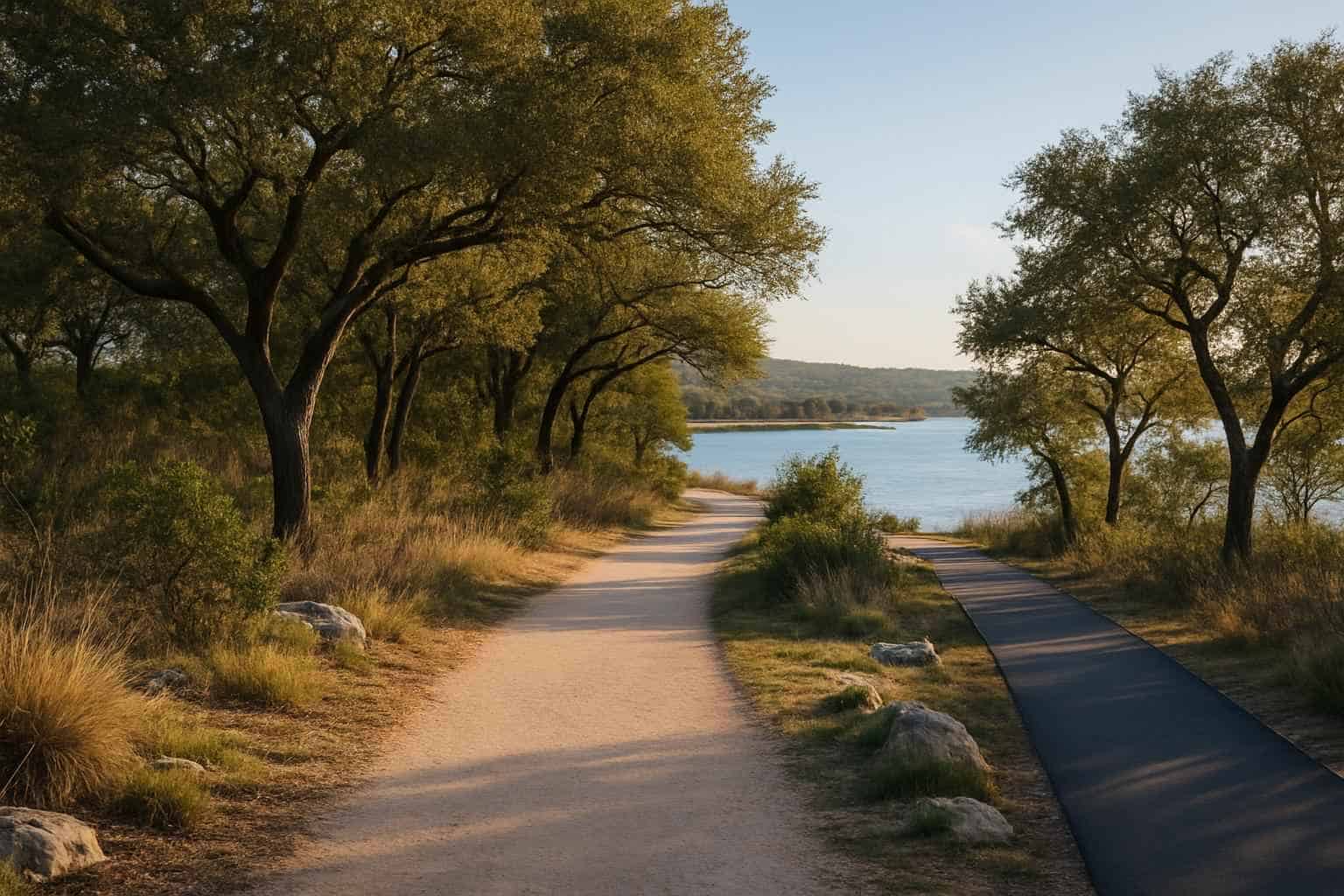 Trails and Access Paths in Granite Shoals Texas