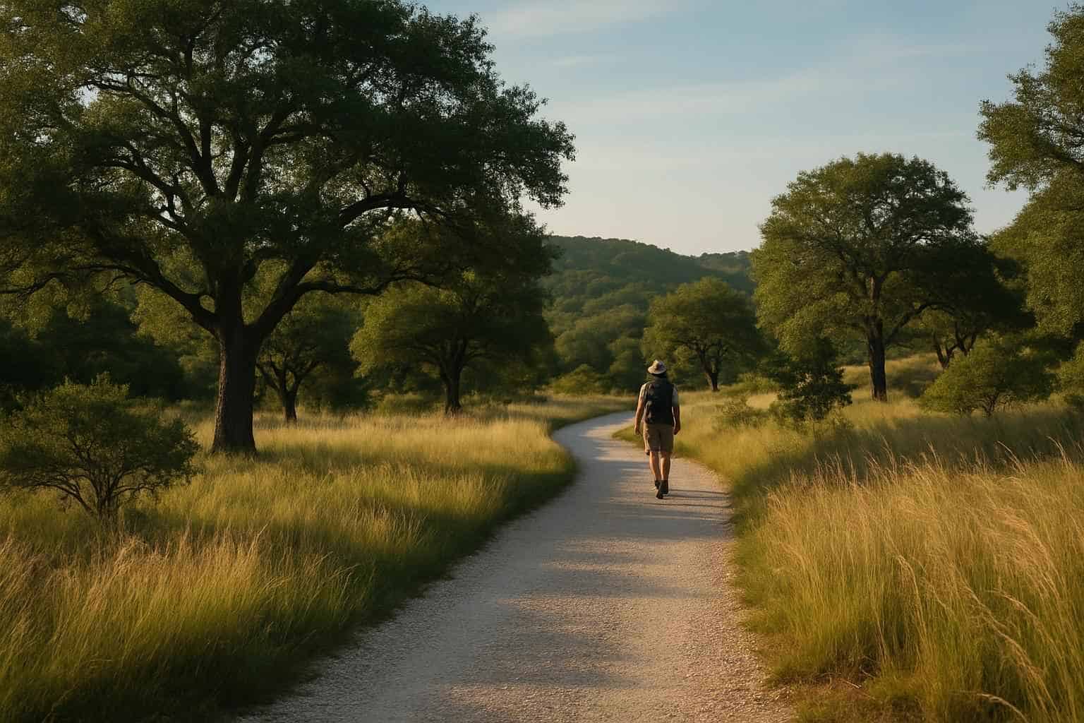 Trails and Access Paths in Hunt Texas