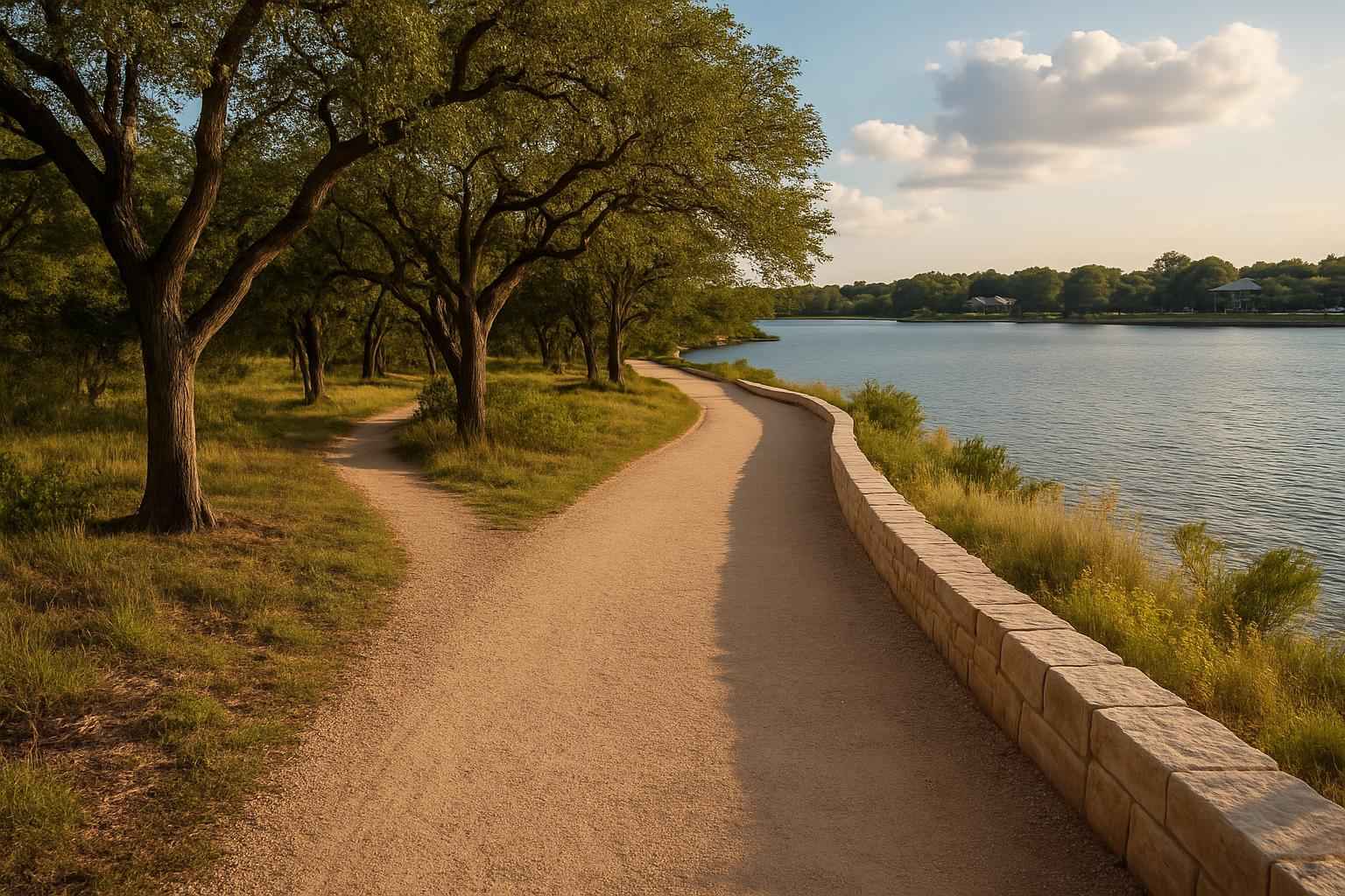Trails and Access Paths in Kingsland Texas