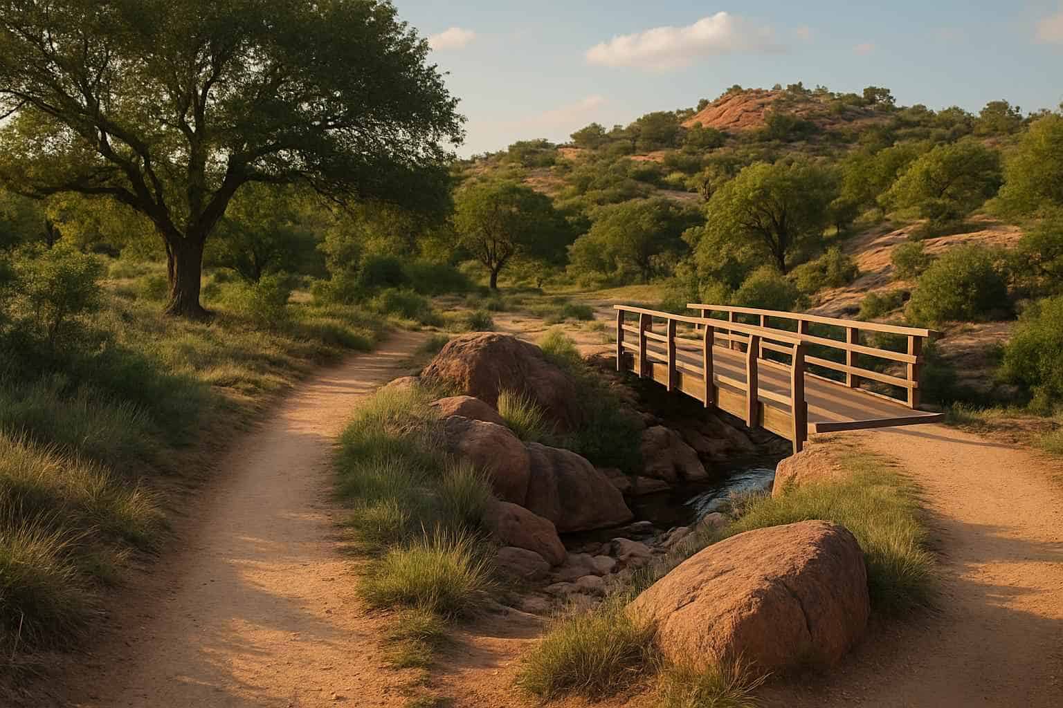Trails and Access Paths in Llano Texas
