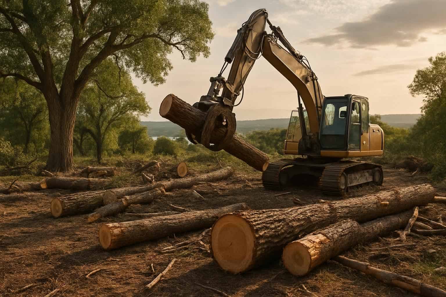 Tree Clearing in Cottonwood Shores Texas
