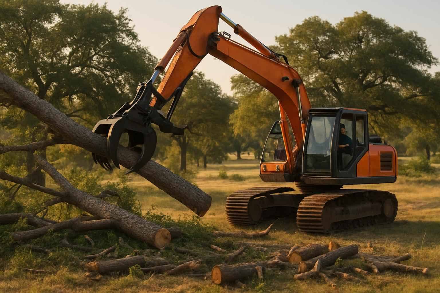 Tree Clearing in Cypress Mill Texas