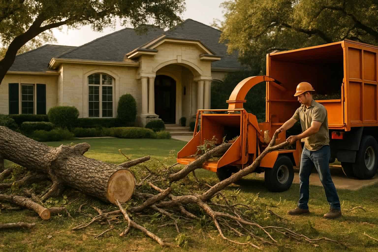 Tree Debris Removal in Horseshoe Bay Texas