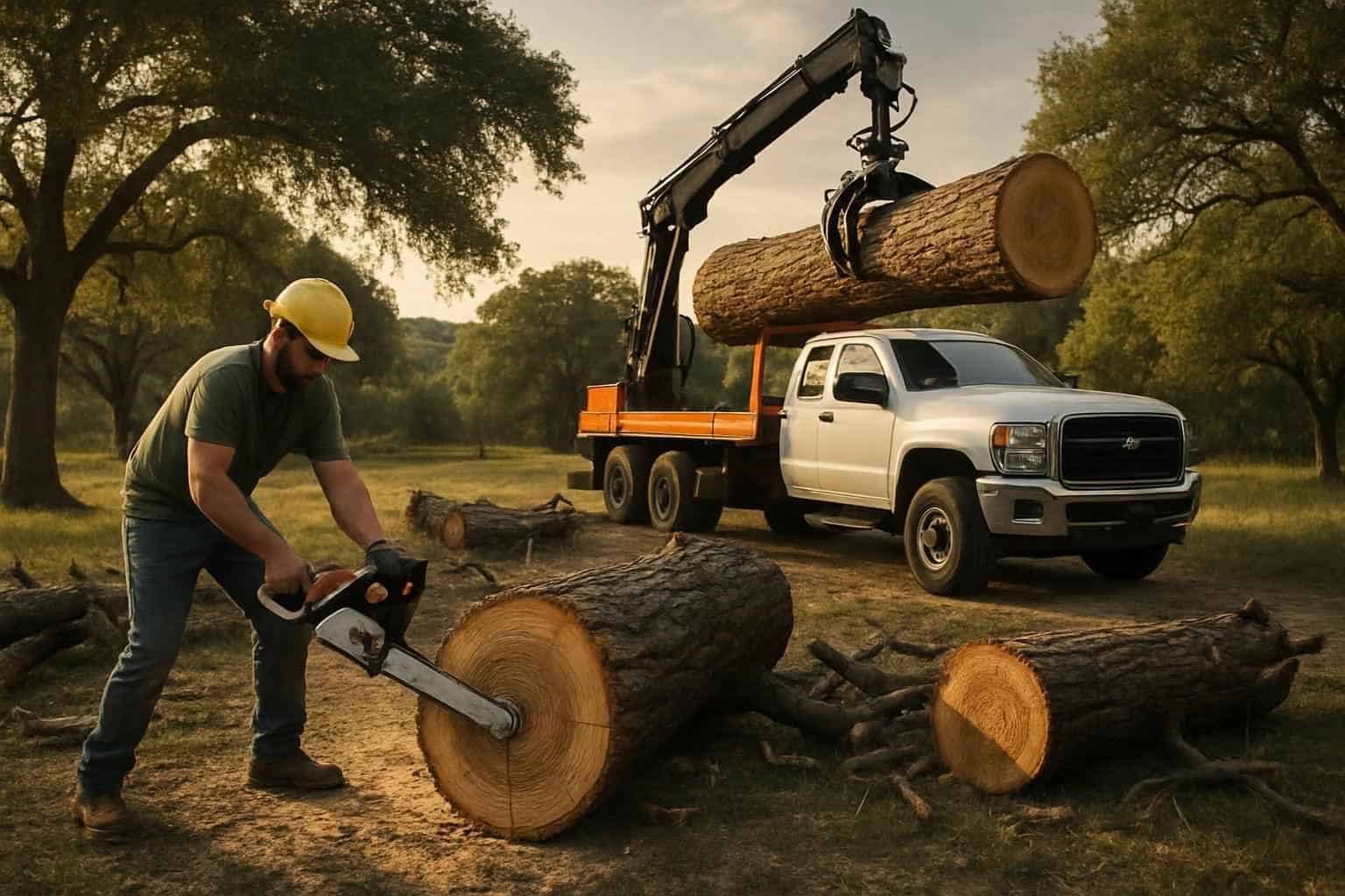 Tree Felling and Hauling in Boerne Texas