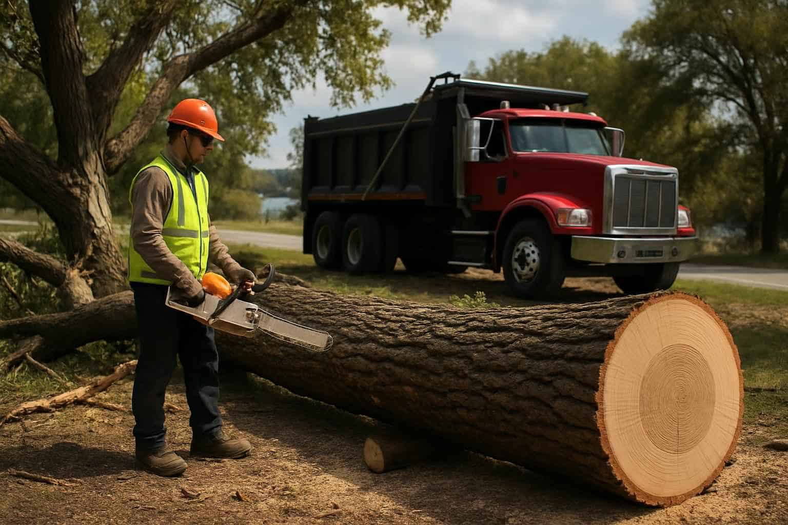 Tree Felling and Hauling in Cottonwood Shores Texas