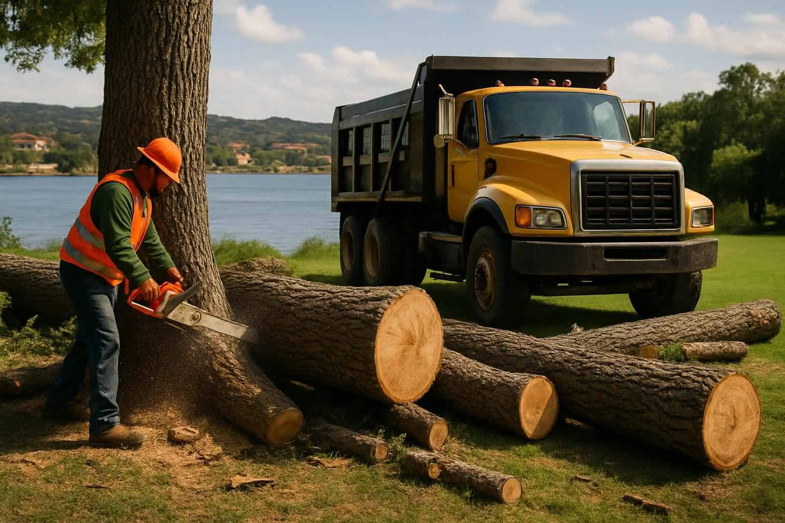 Tree Felling and Hauling in Horseshoe Bay Texas