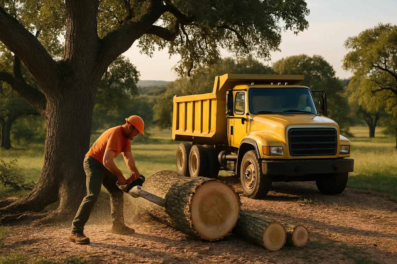 Tree Felling and Hauling in Llano Texas