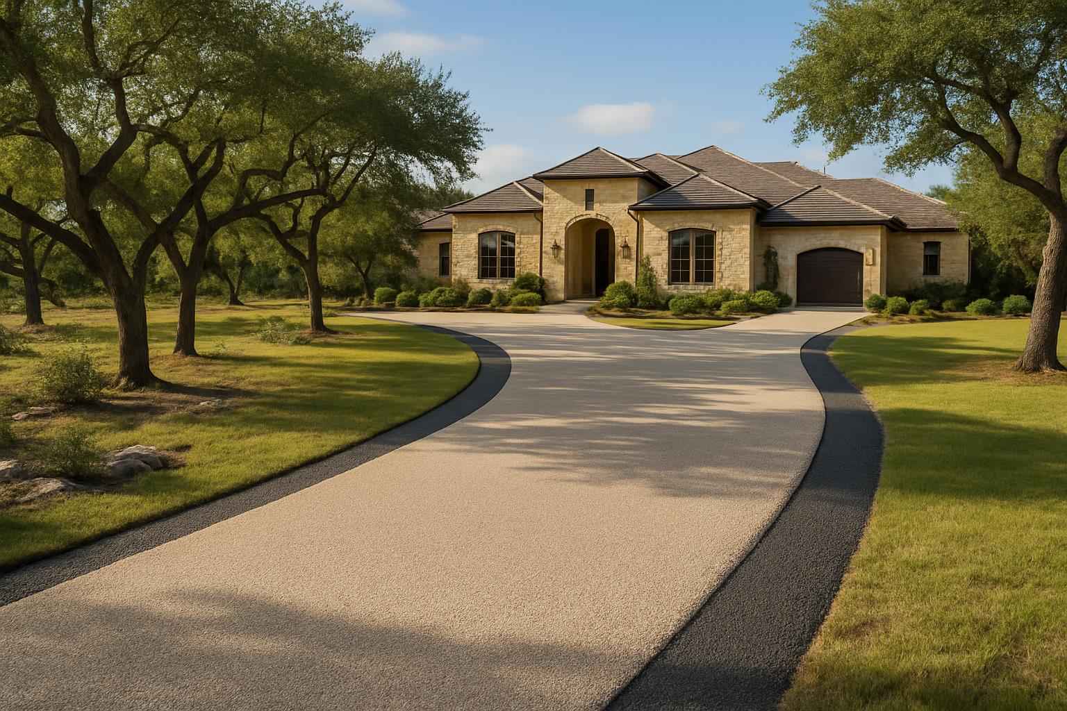 Two Course Chip Seal in Boerne Texas