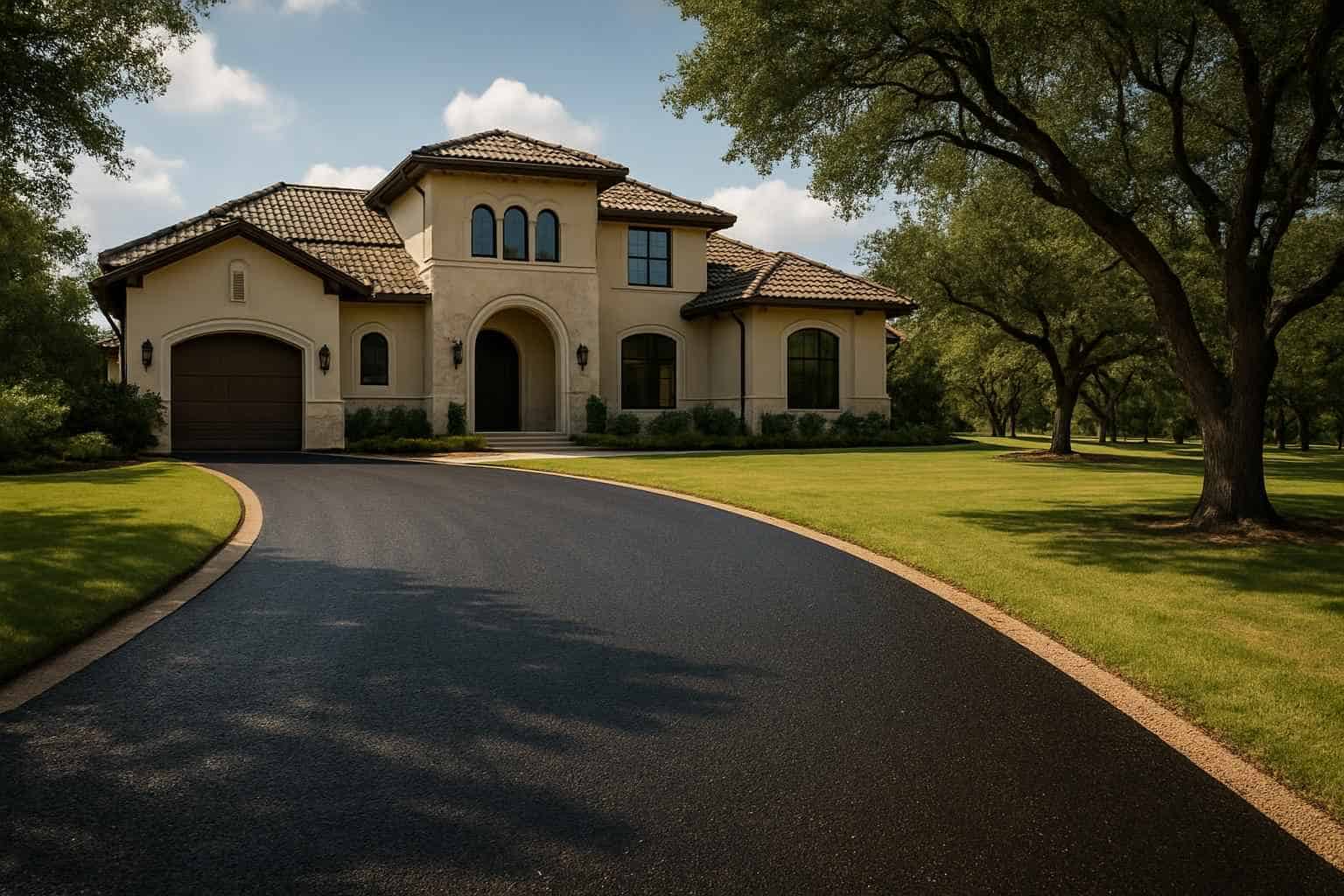 Two Course Chip Seal in Kingsland Texas