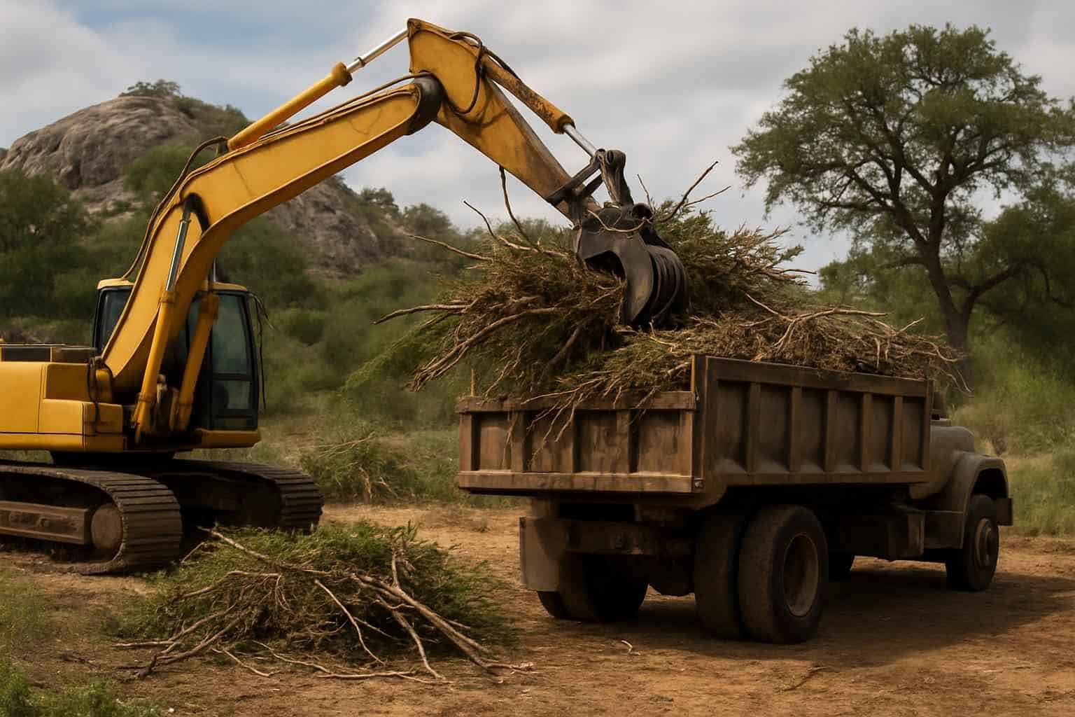 Underbrush Haul Off in Granite Shoals Texas