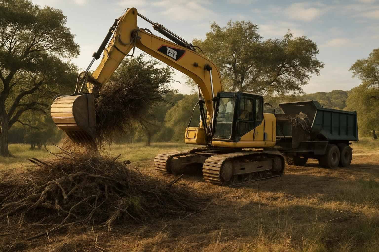 Underbrush Haul Off in Hunt Texas