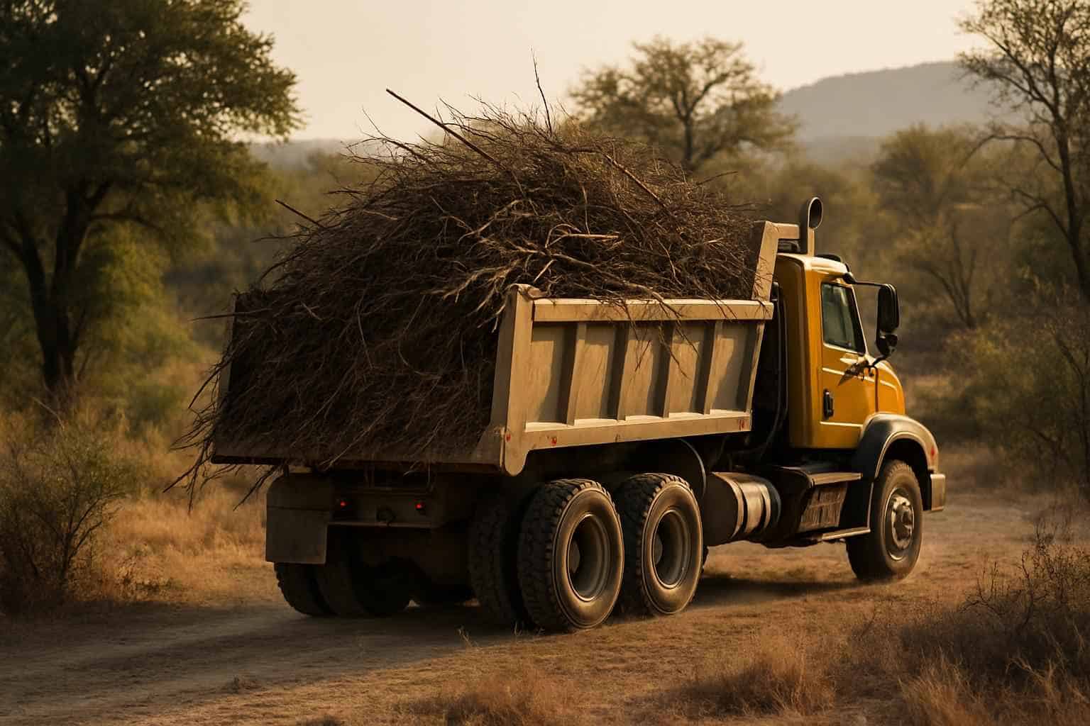 Underbrush Haul Off in Llano Texas