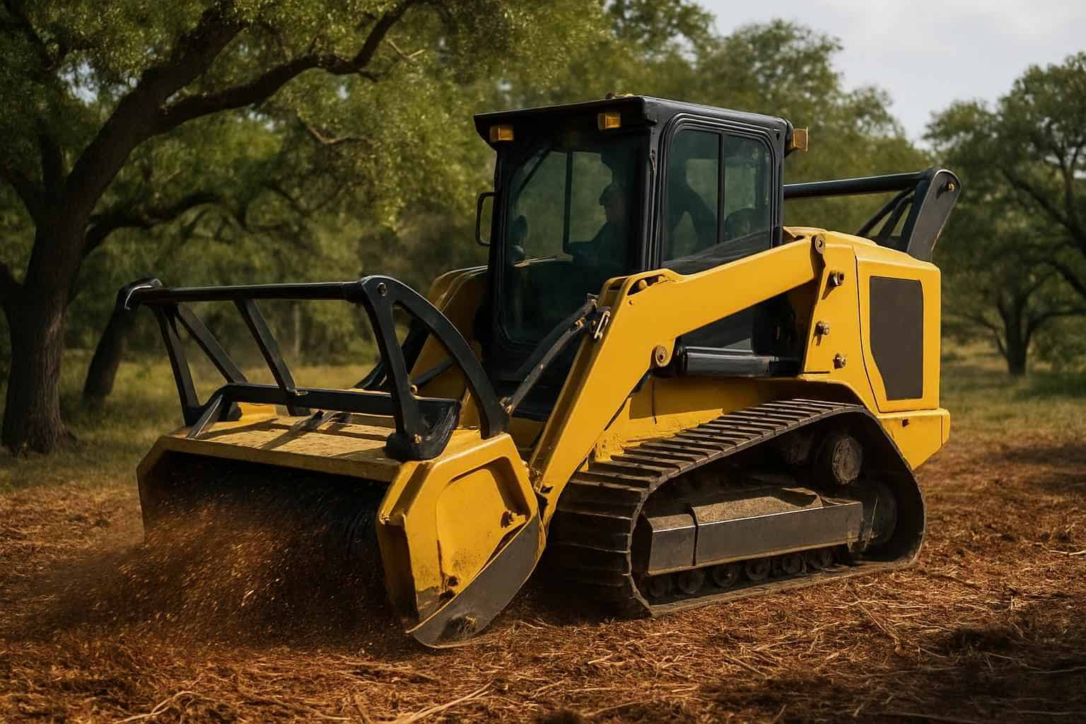 Underbrush Mulching in Boerne Texas