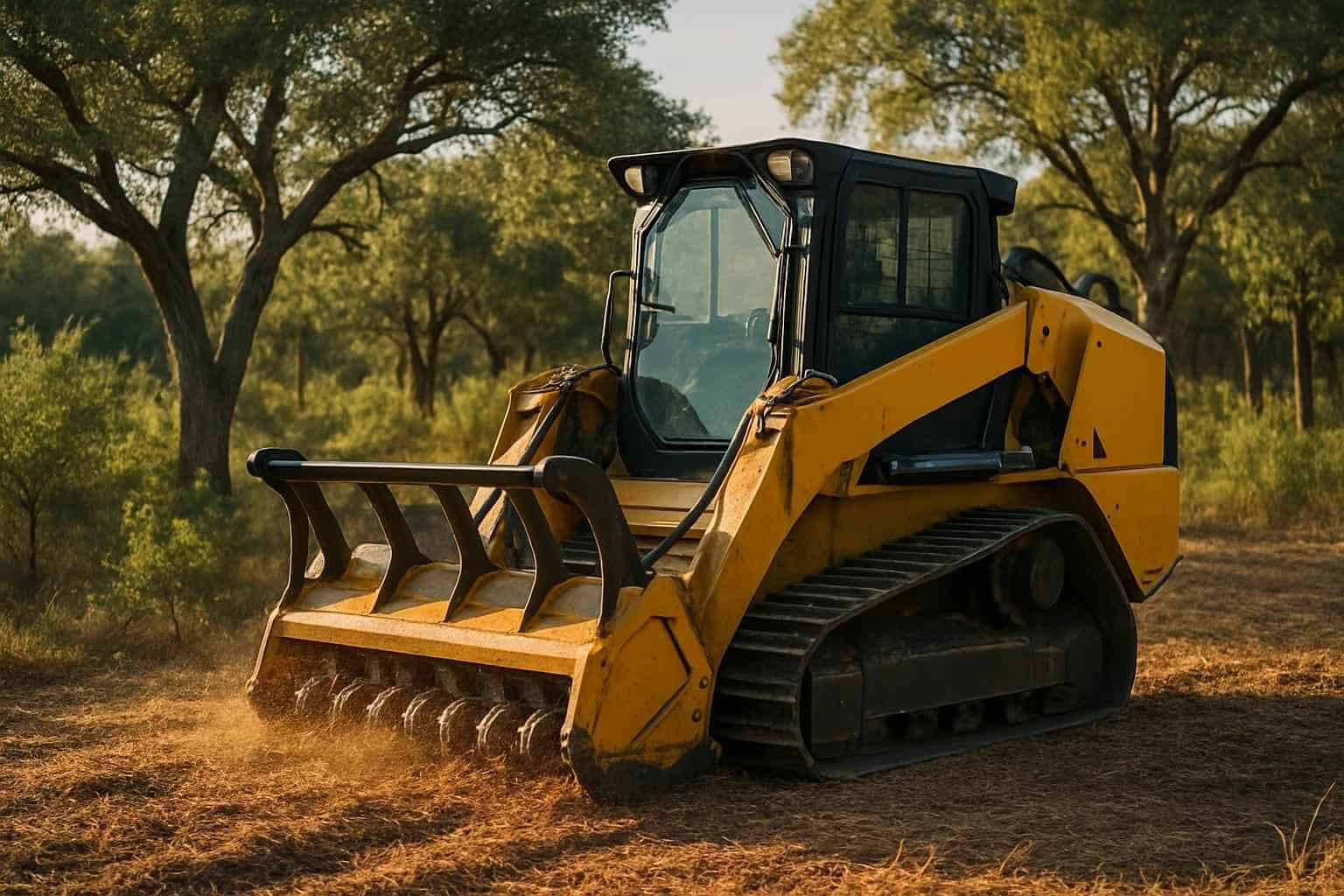 Underbrush Mulching in Cypress Mill Texas