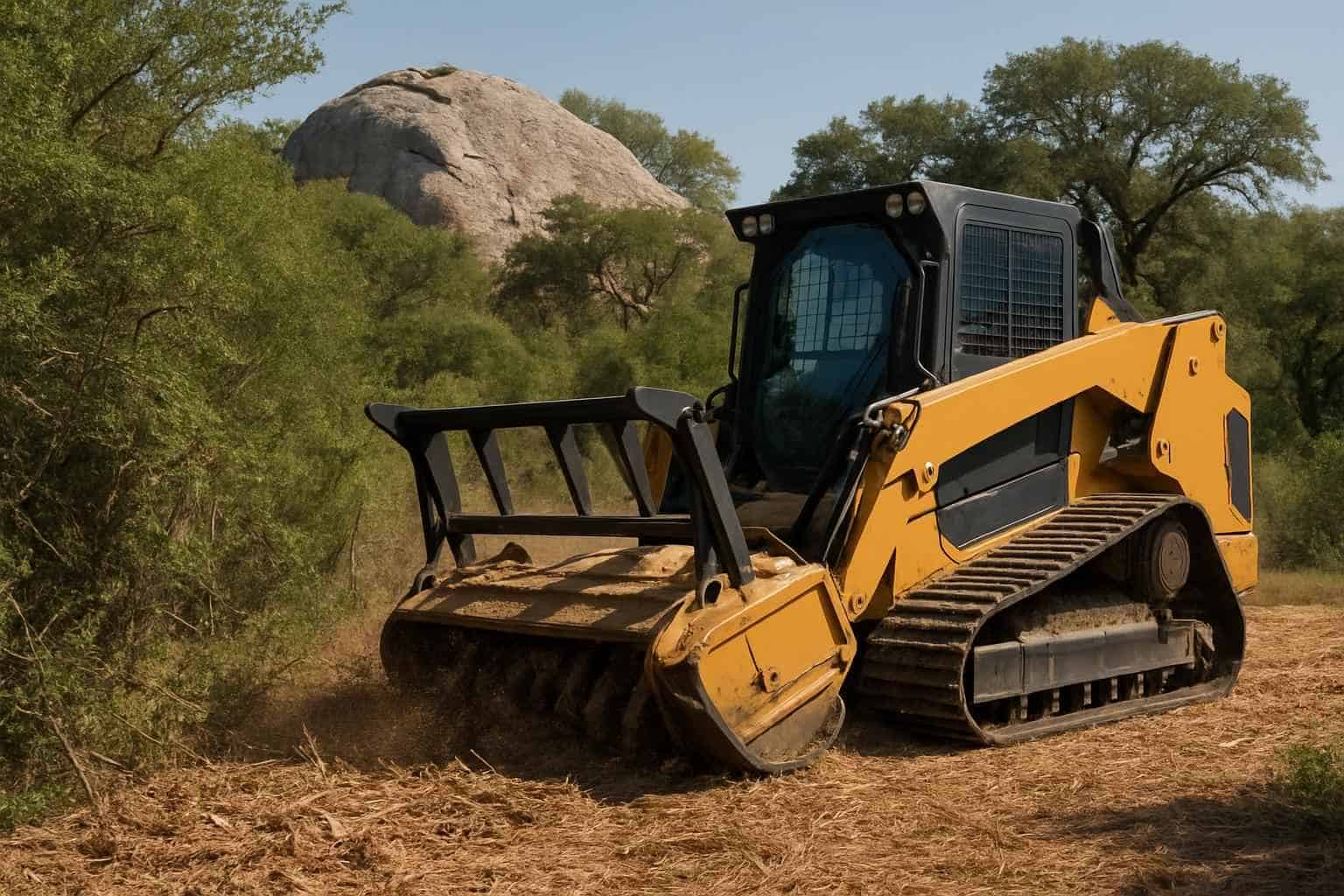 Underbrush Mulching in Granite Shoals Texas