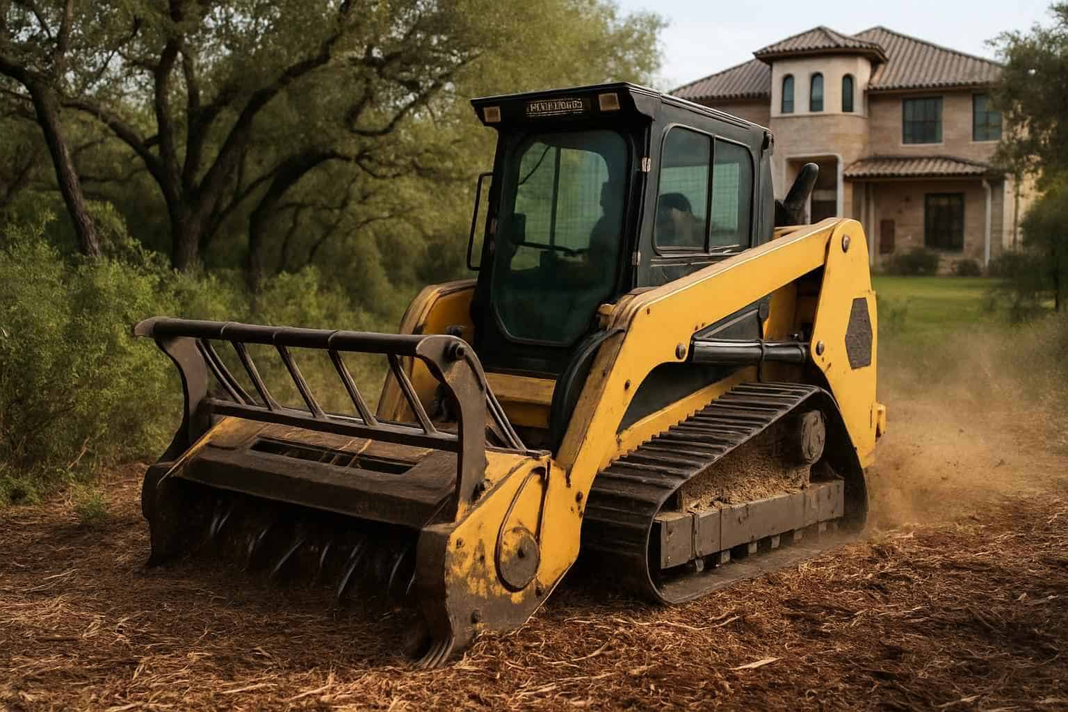 Underbrush Mulching in Horseshoe Bay Texas
