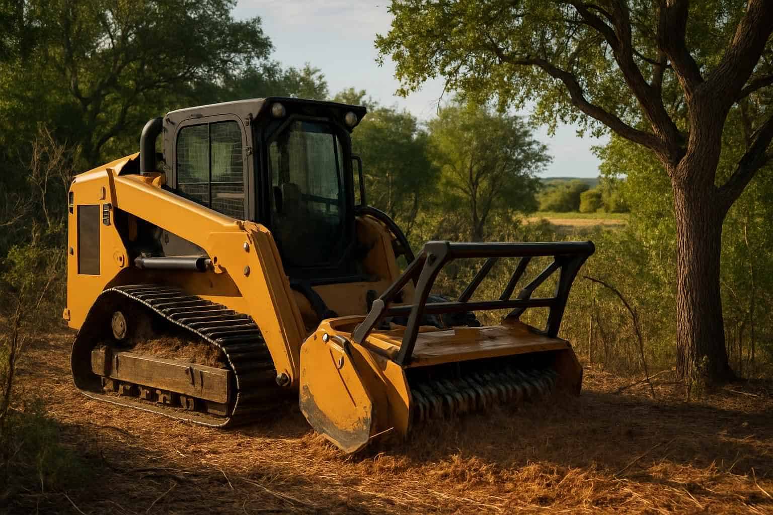 Underbrush Mulching in Kingsland Texas