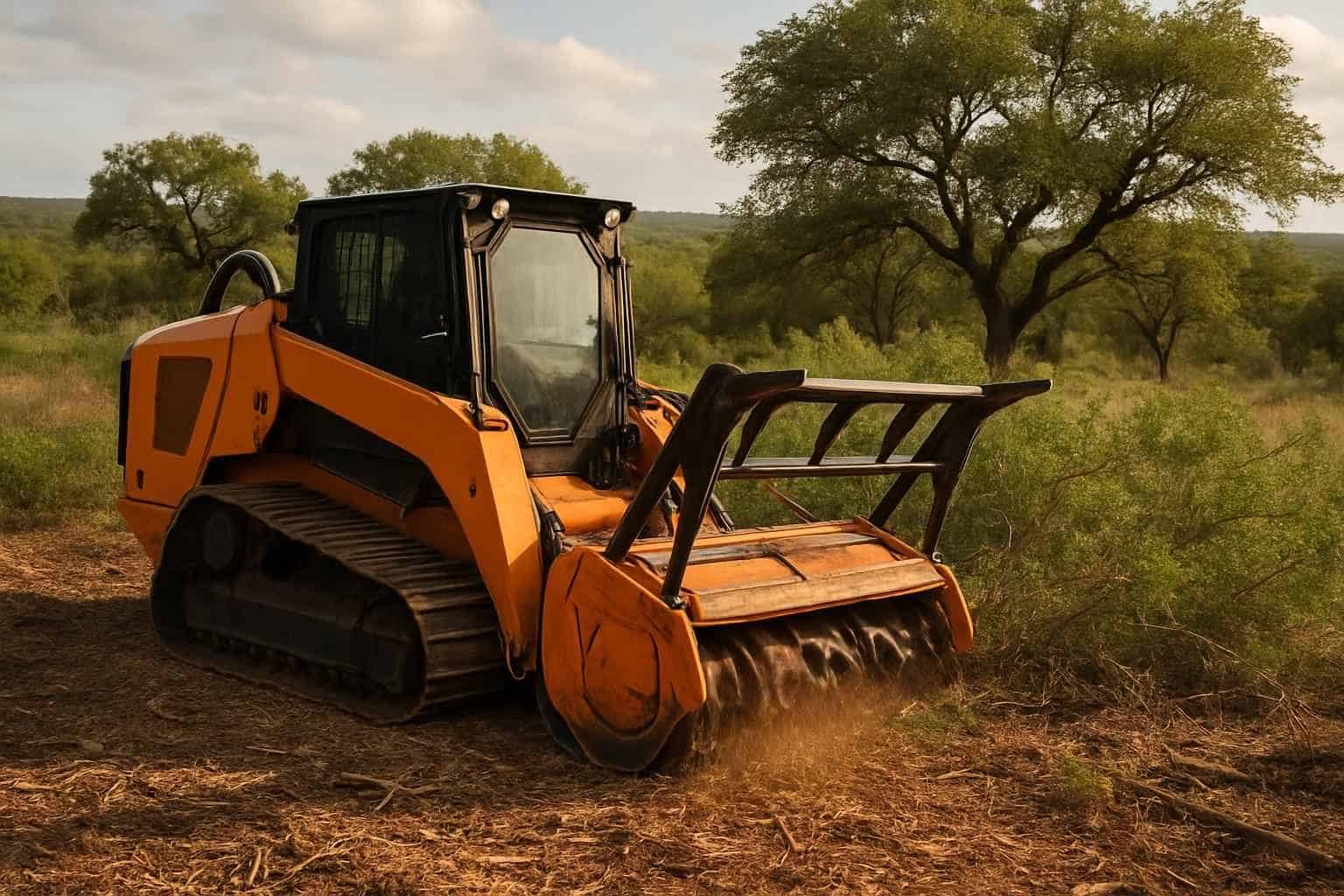 Underbrush Mulching in Llano Texas