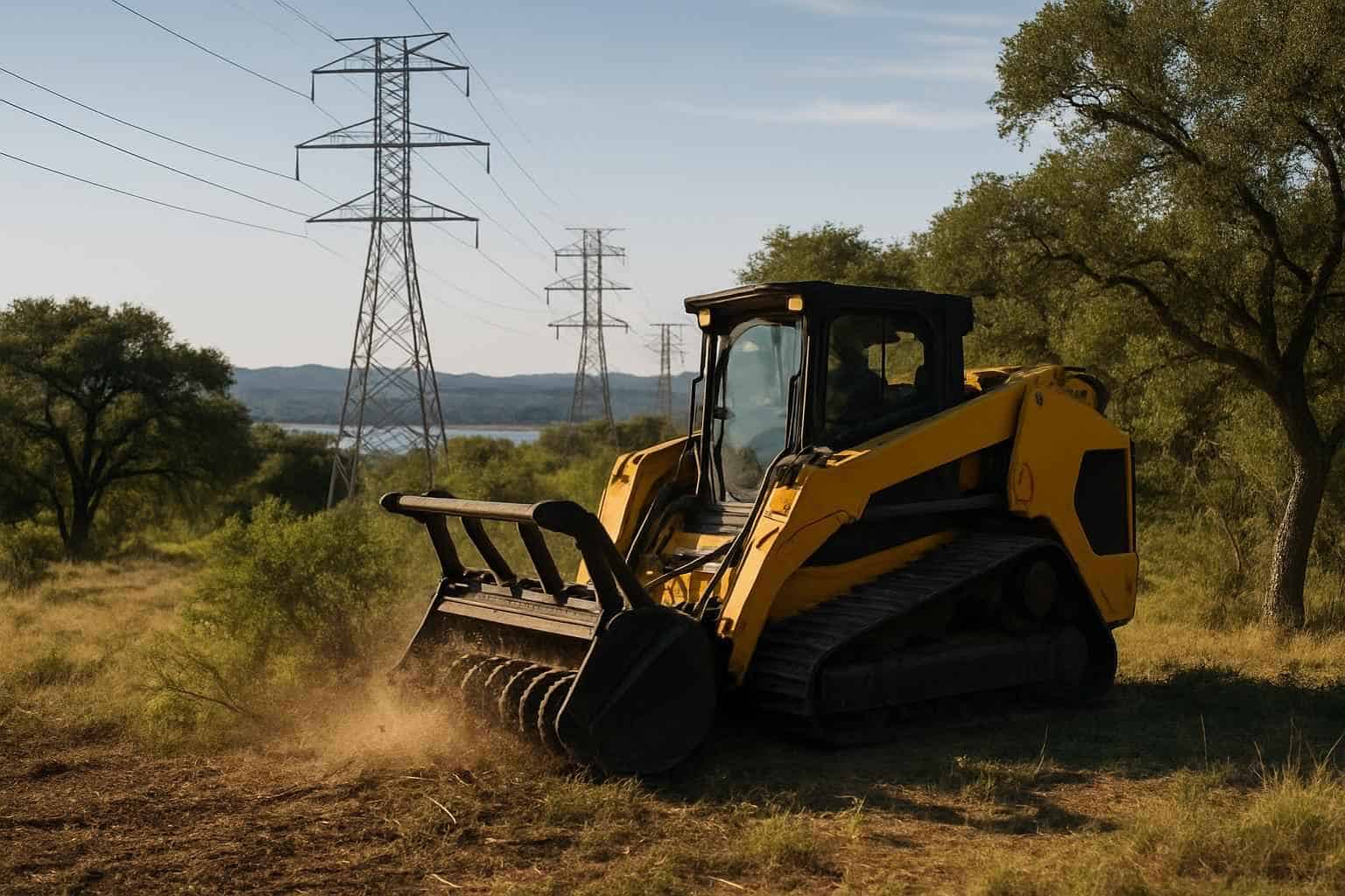 Utility ROW Clearing in Horseshoe Bay Texas