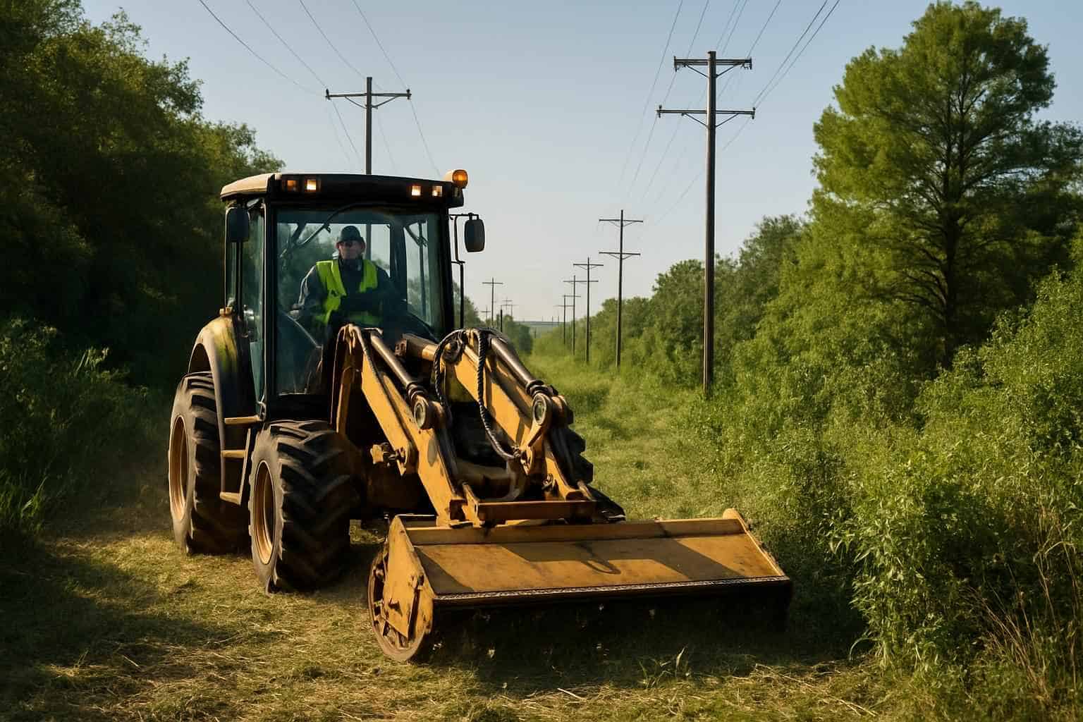 Vegetation Control ROW in Cypress Mill Texas